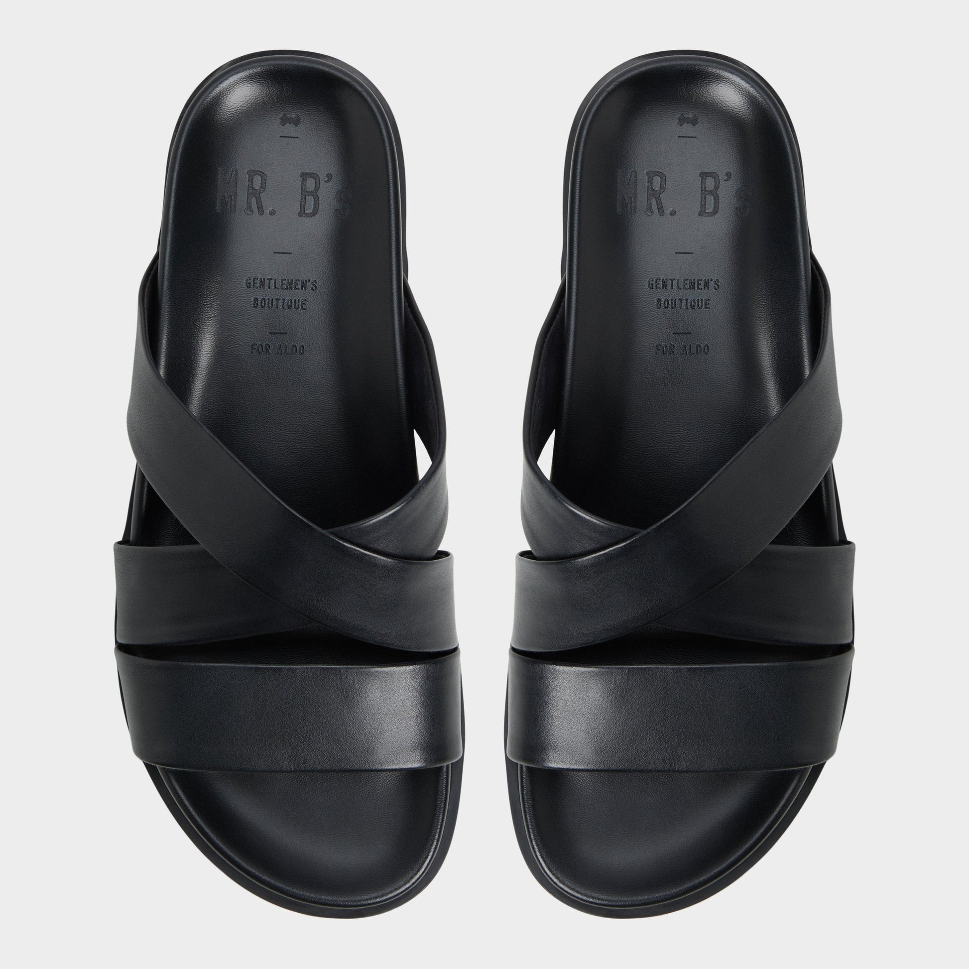 Aldo Kairo Black Men's Sandals & Slides - Slide sandal New|Men