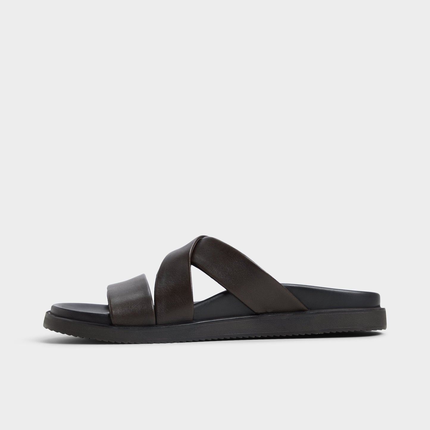 Aldo Kairo Dark Brown Men's Sandals & Slides - Slide sandal New|Men
