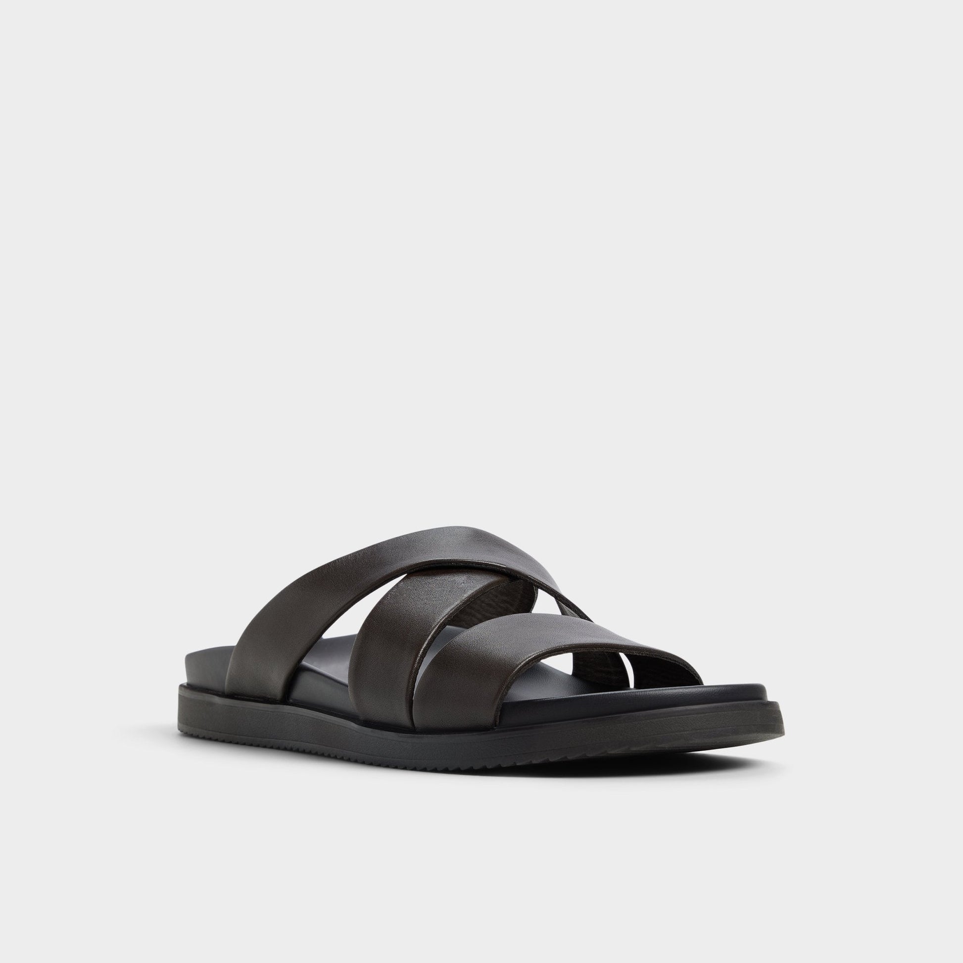 Aldo Kairo Dark Brown Men's Sandals & Slides - Slide sandal New|Men
