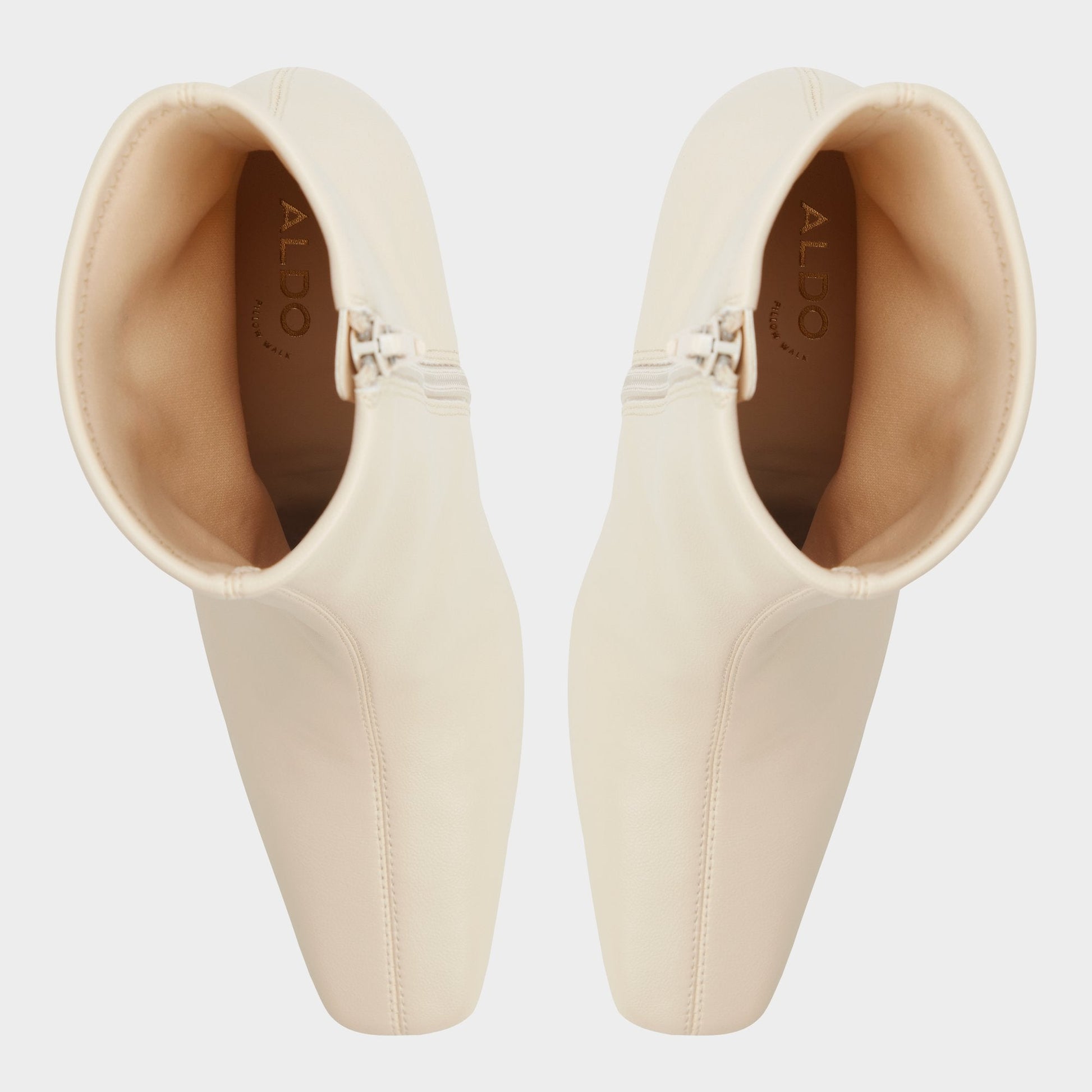 Aldo Cybele in Cream - Ankle boot, Block heel Women