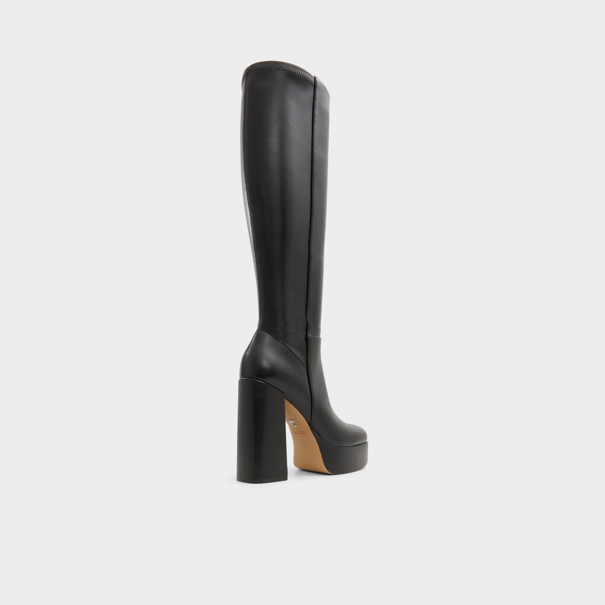 Aldo Albie Black Women's Tall Boots - Knee-high boot, Platform Women