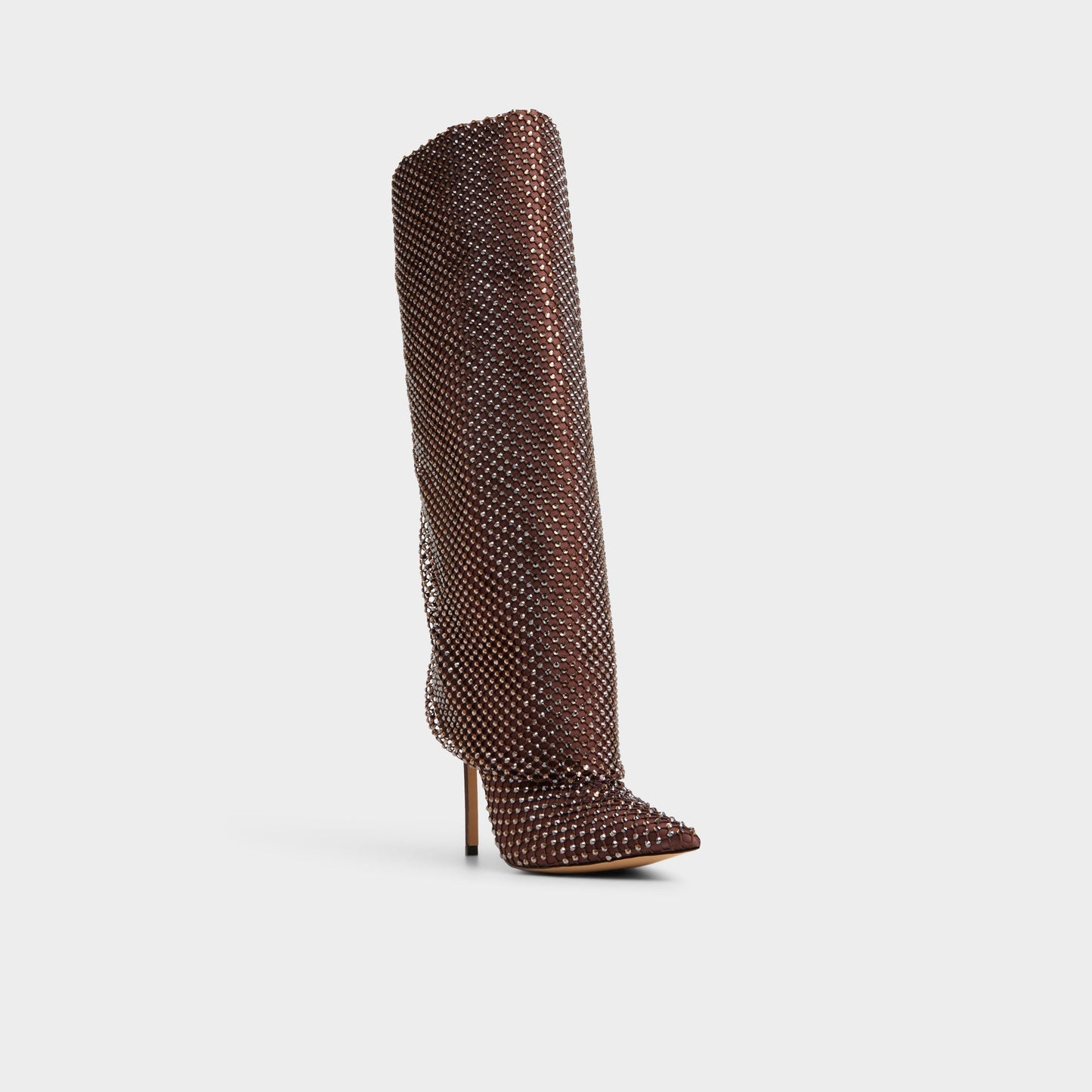 Aldo Livydalia in Dark Brown - Knee-high boot, Stiletto heel Women