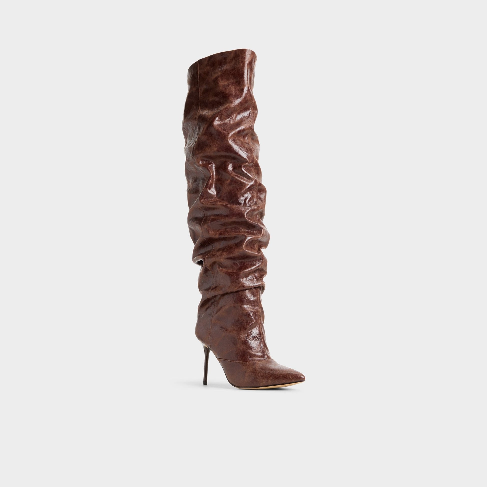 Aldo Daroba in Dark Brown - Over-the-knee boot, Stiletto heel Women