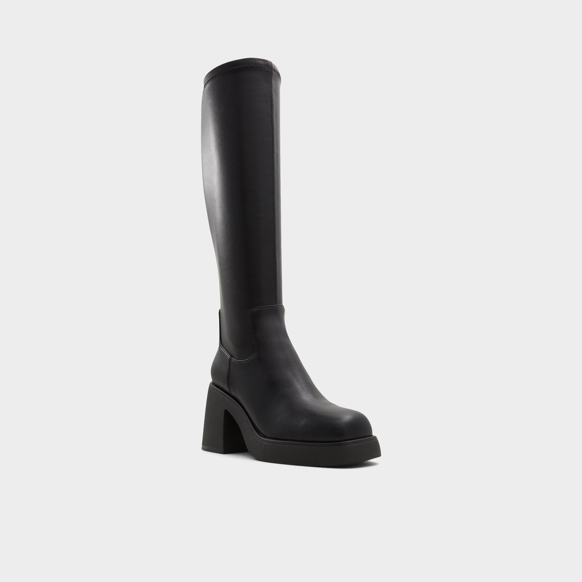 Aldo Auster Black Women's Tall Boots - Knee-high boot, Platform Women