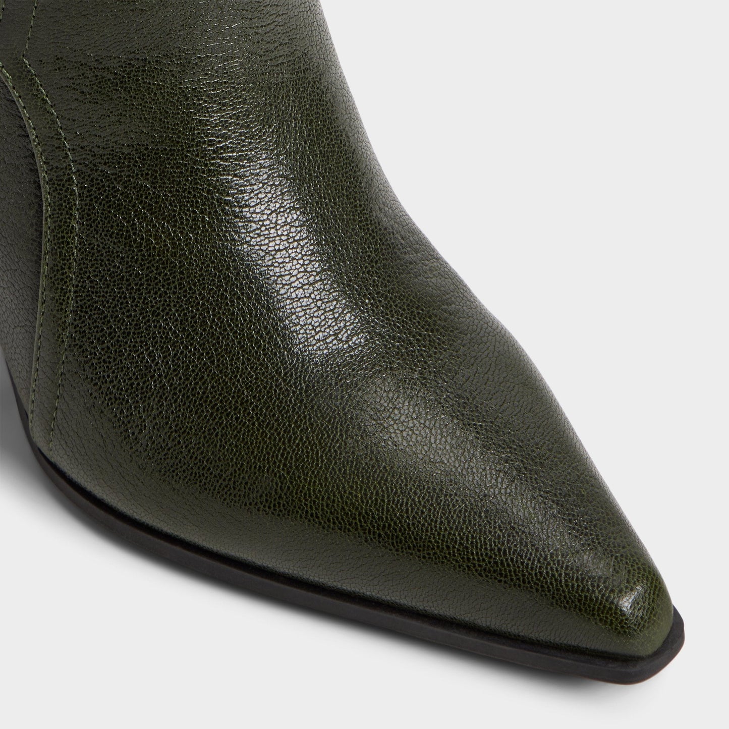 Aldo Saddle in Dark Green - Knee-high boot, Block heel Women|Bags