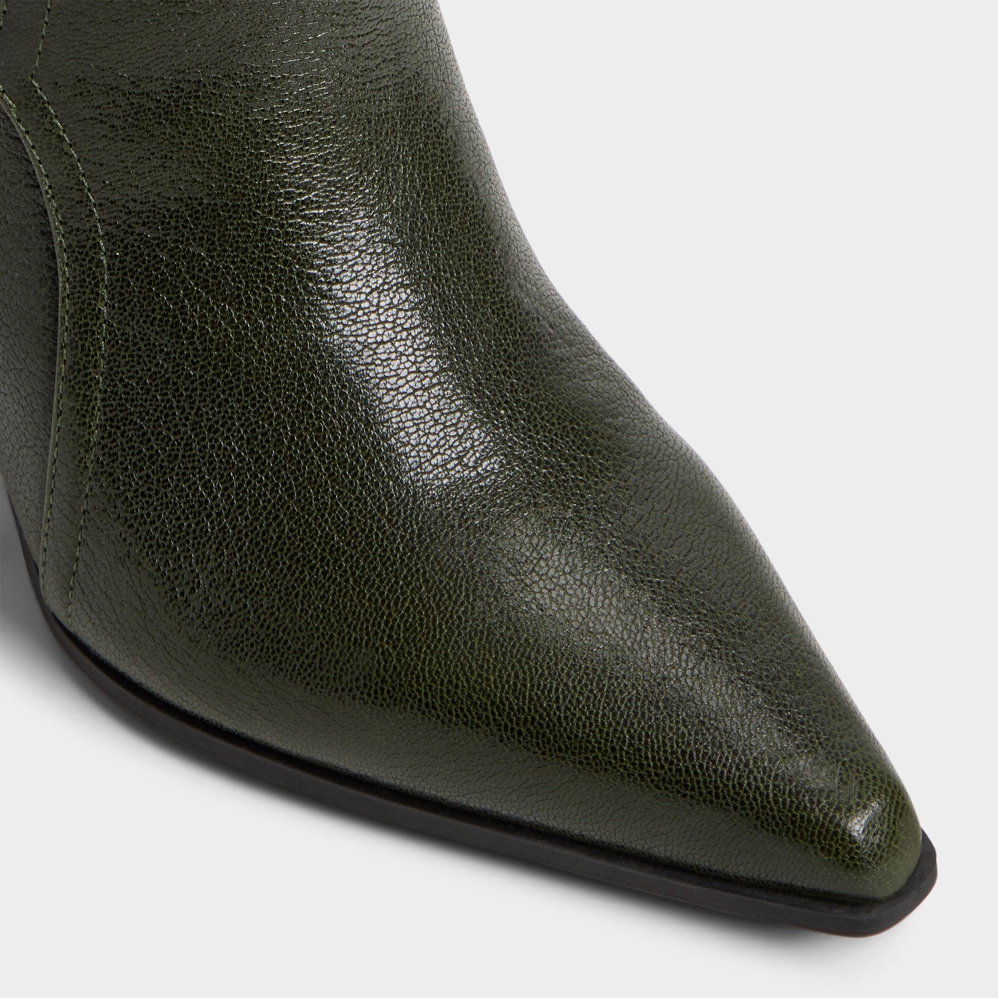Aldo Saddle in Dark Green - Knee-high boot, Block heel Women|Bags
