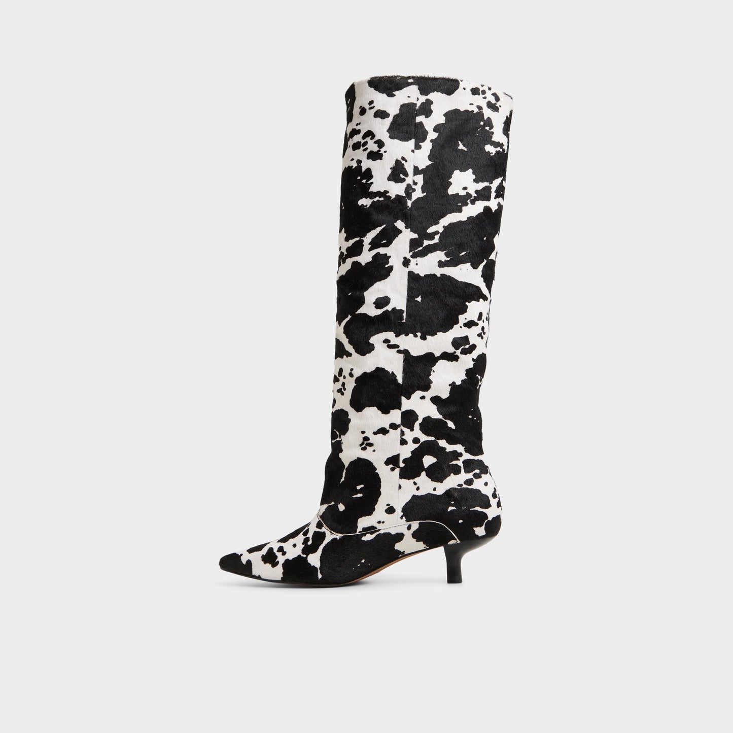 Aldo Everose in White Black - Knee-high boot, Kitten heel Women