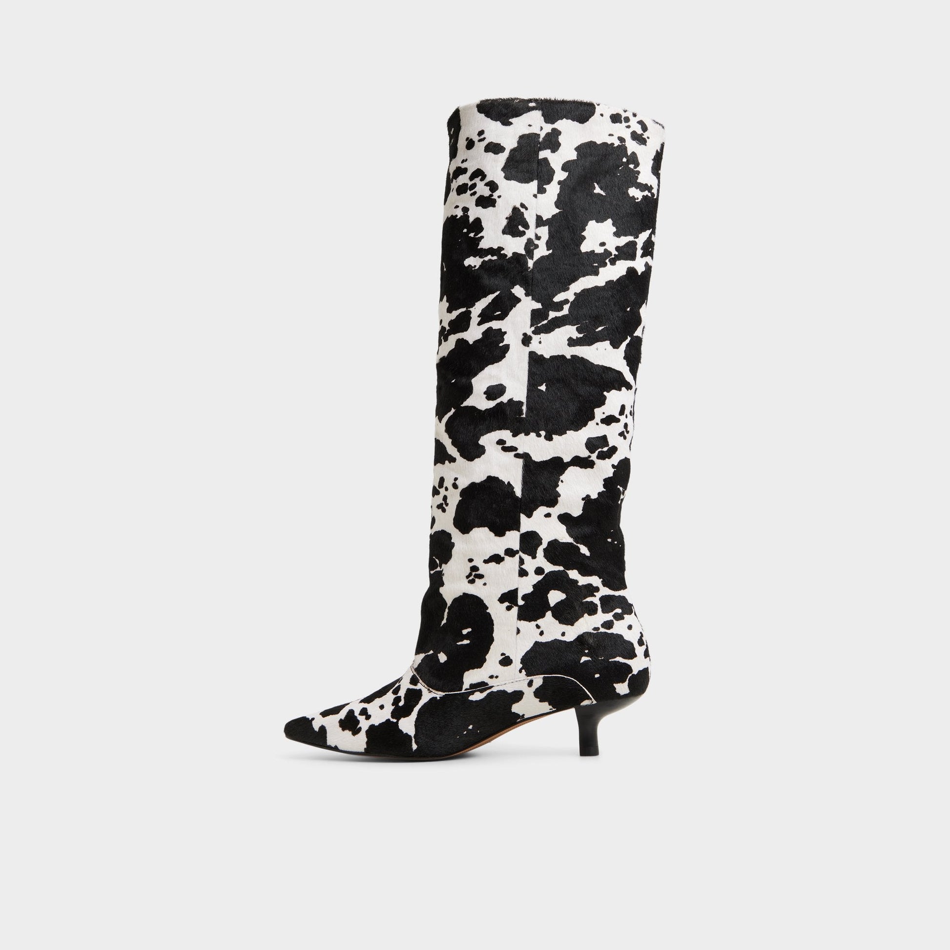 Aldo Everose in White Black - Knee-high boot, Kitten heel Women