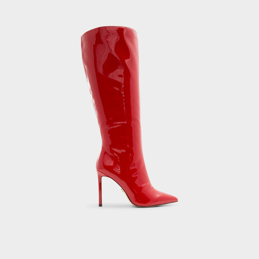 Aldo Agathea-wc Red Women's Tall Boots - Knee-high boot, Stiletto heel Women