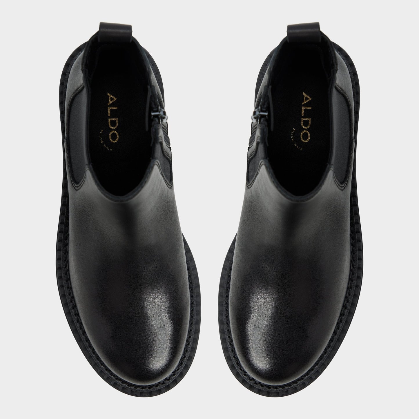 Aldo Bestina in Black - Chelsea boot, Lug sole Women