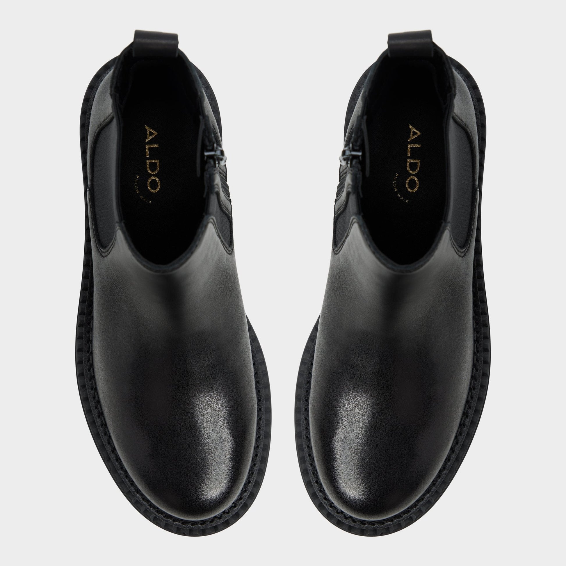 Aldo Bestina in Black - Chelsea boot, Lug sole Women