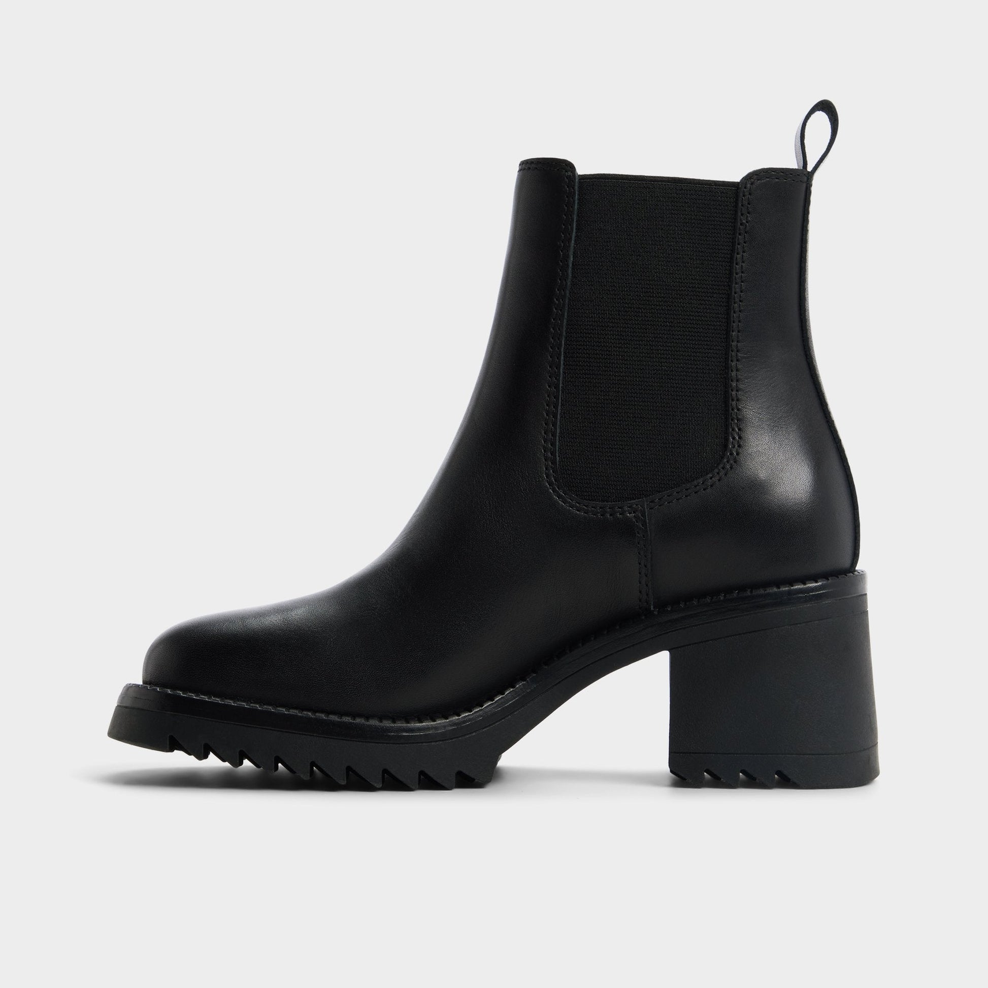 Aldo Anneliese in Black - Chelsea boot, Lug sole Women