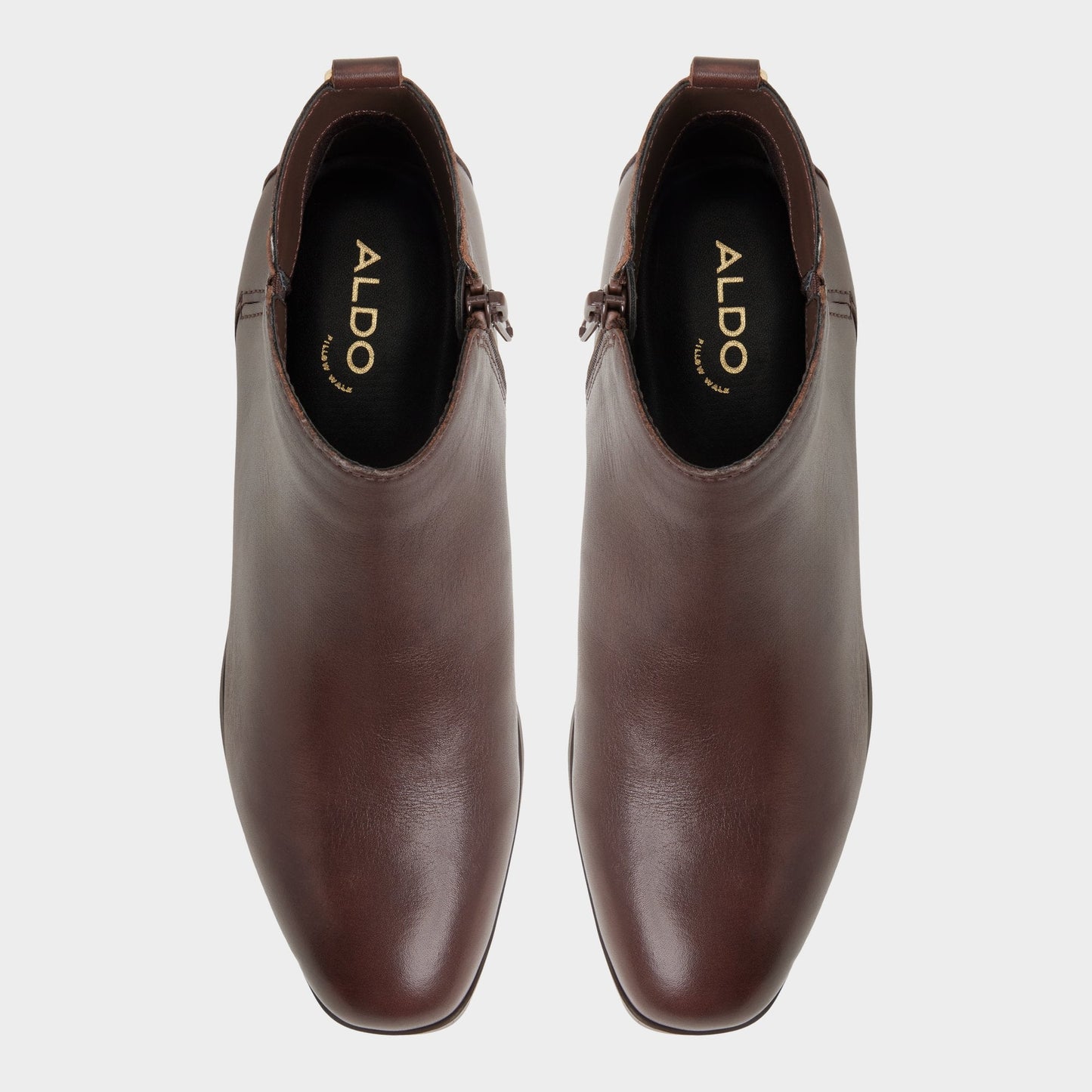 Aldo Verity in Dark Brown - Chelsea boot, Block heel Women