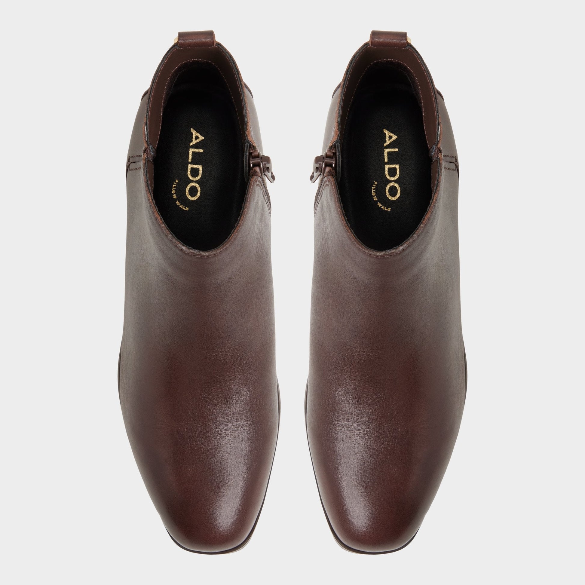 Aldo Verity in Dark Brown - Chelsea boot, Block heel Women