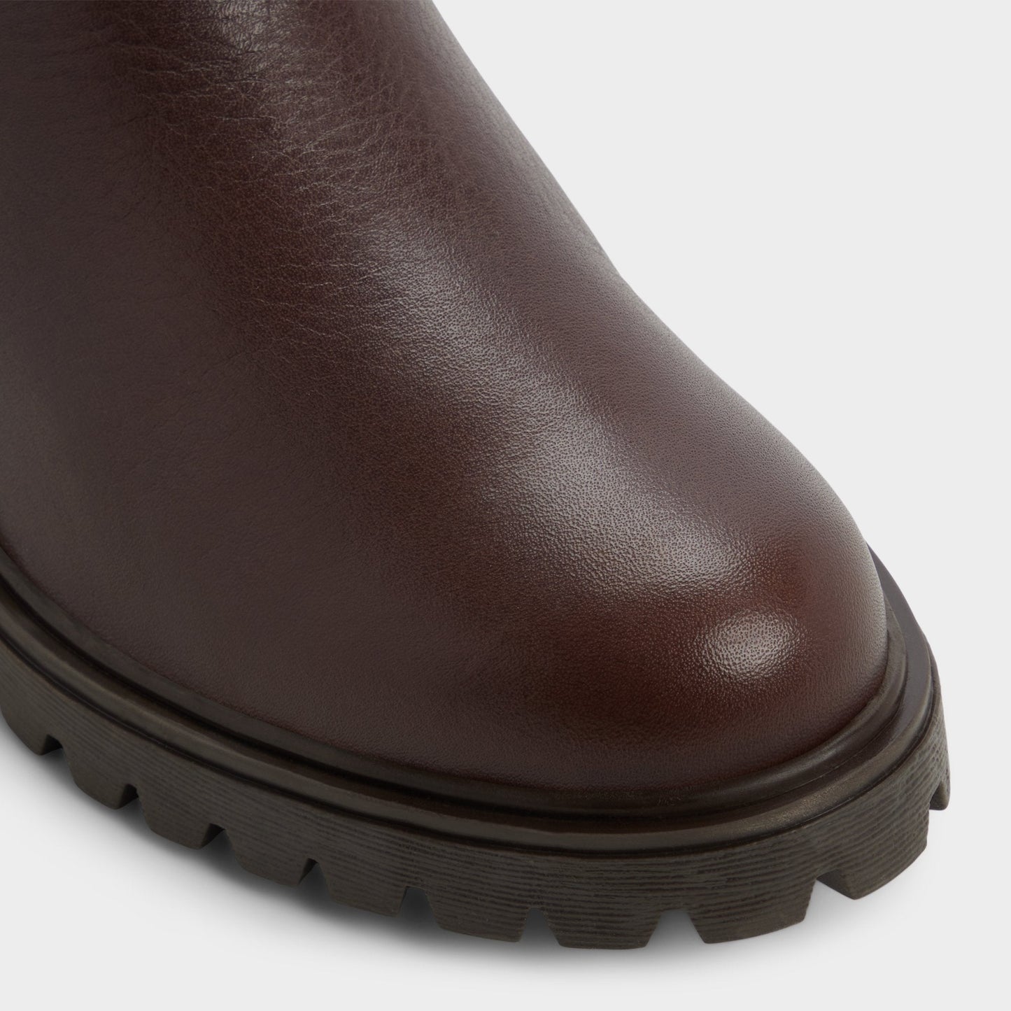 Aldo Adalitlan in Medium Brown - Chelsea boot, Lug sole Women