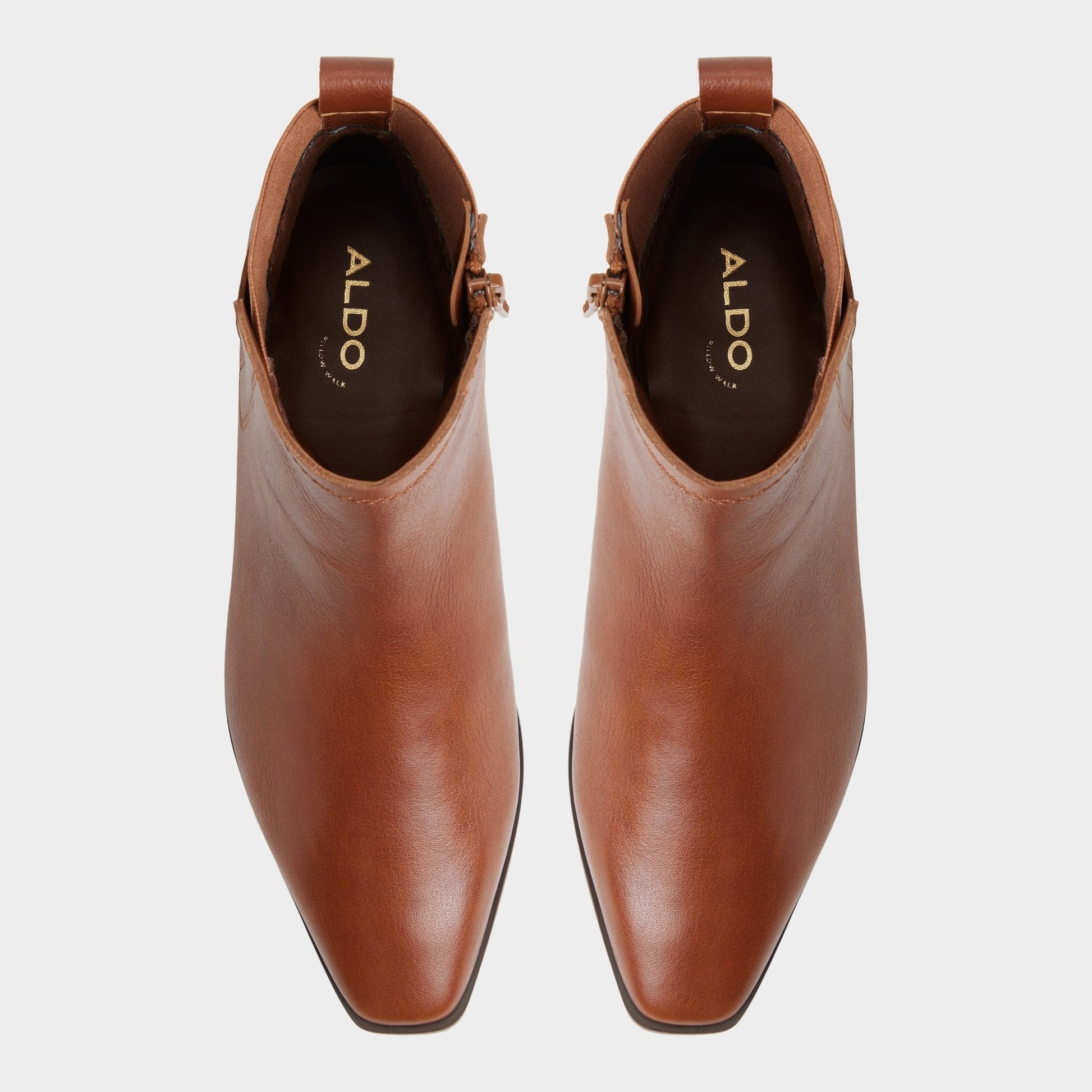 Aldo Raneldar in Medium Brown - Chelsea boot, Block heel Women