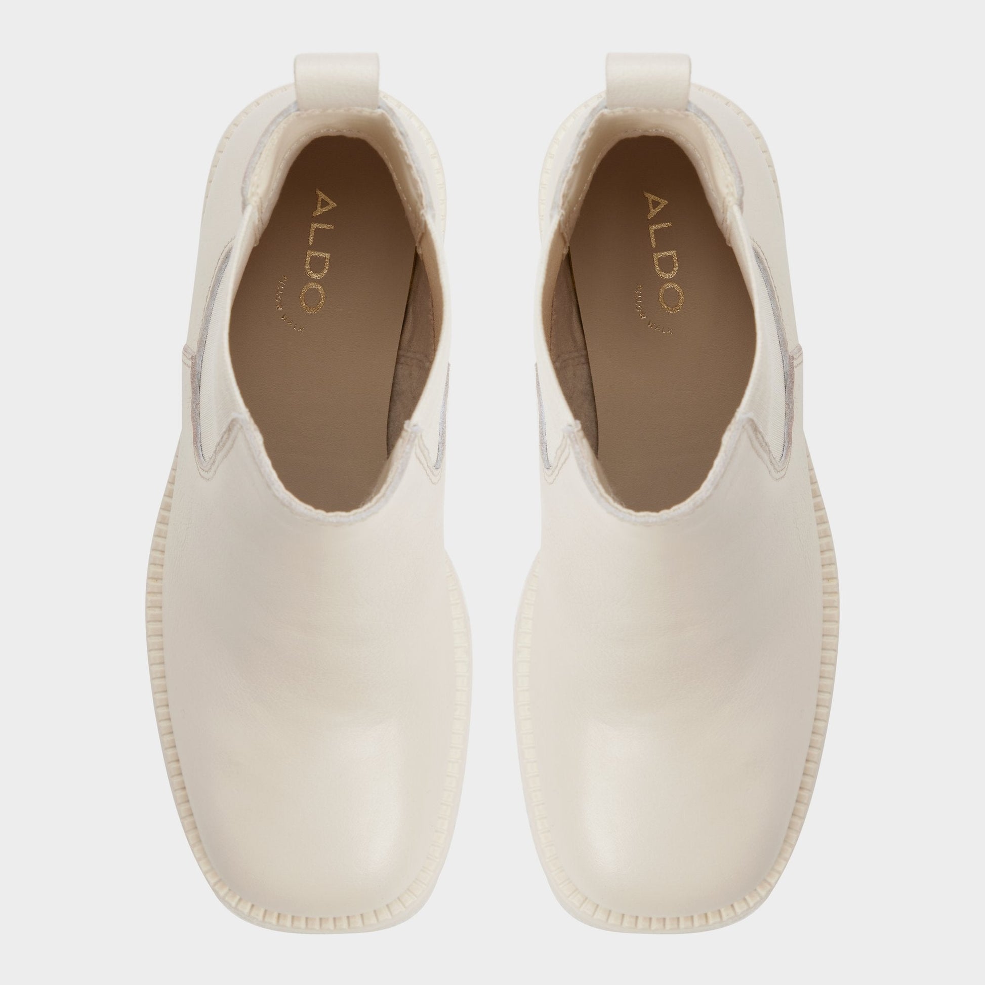 Aldo Anneliese in Other White - Chelsea boot, Lug sole Women
