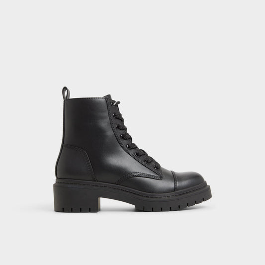 Aldo Goer Black Women's Casual boots - Combat ankle boot, Lug sole Women