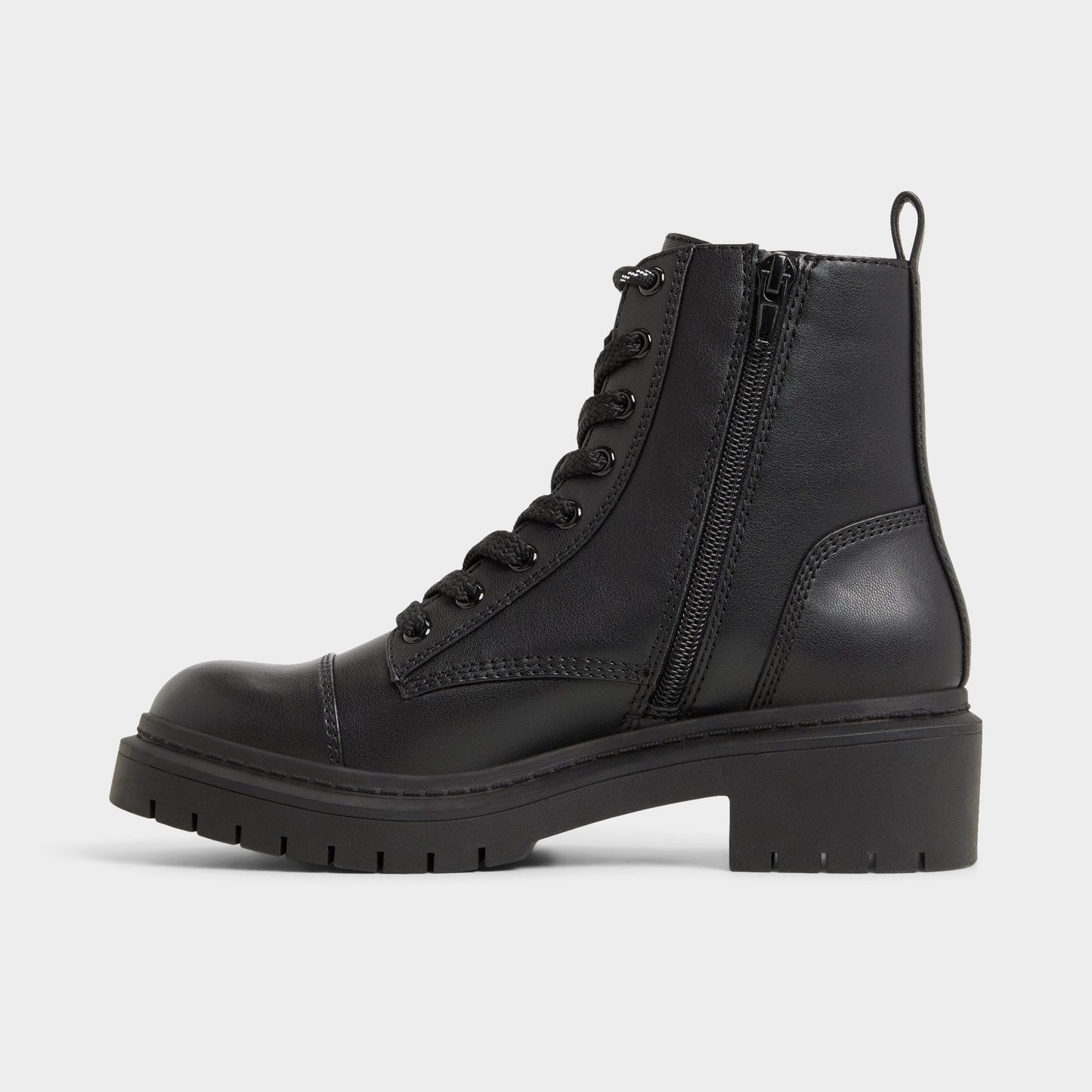 Aldo Goer Black Women's Casual boots - Combat ankle boot, Lug sole Women