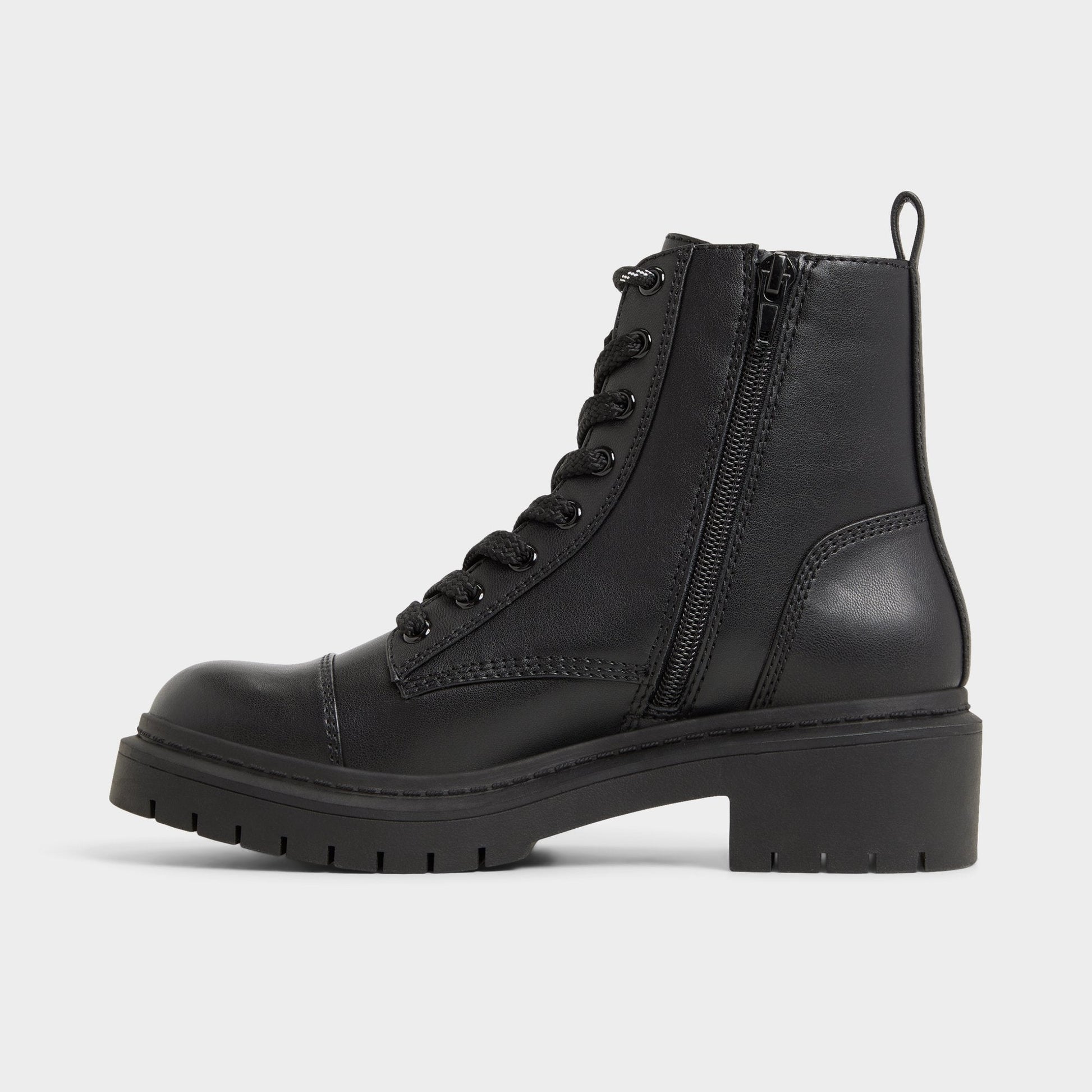 Aldo Goer Black Women's Casual boots - Combat ankle boot, Lug sole Women