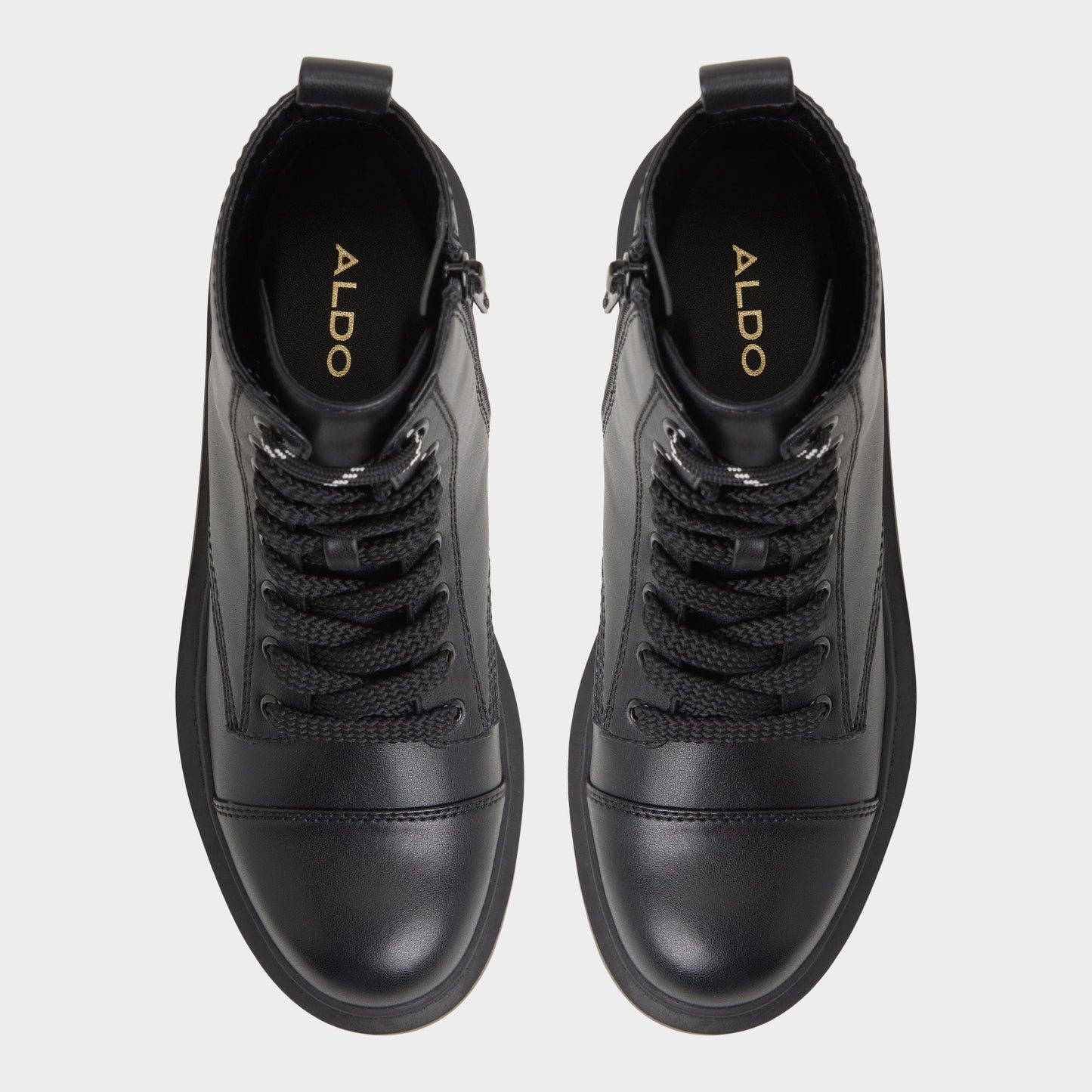 Aldo Goer Black Women's Casual boots - Combat ankle boot, Lug sole Women