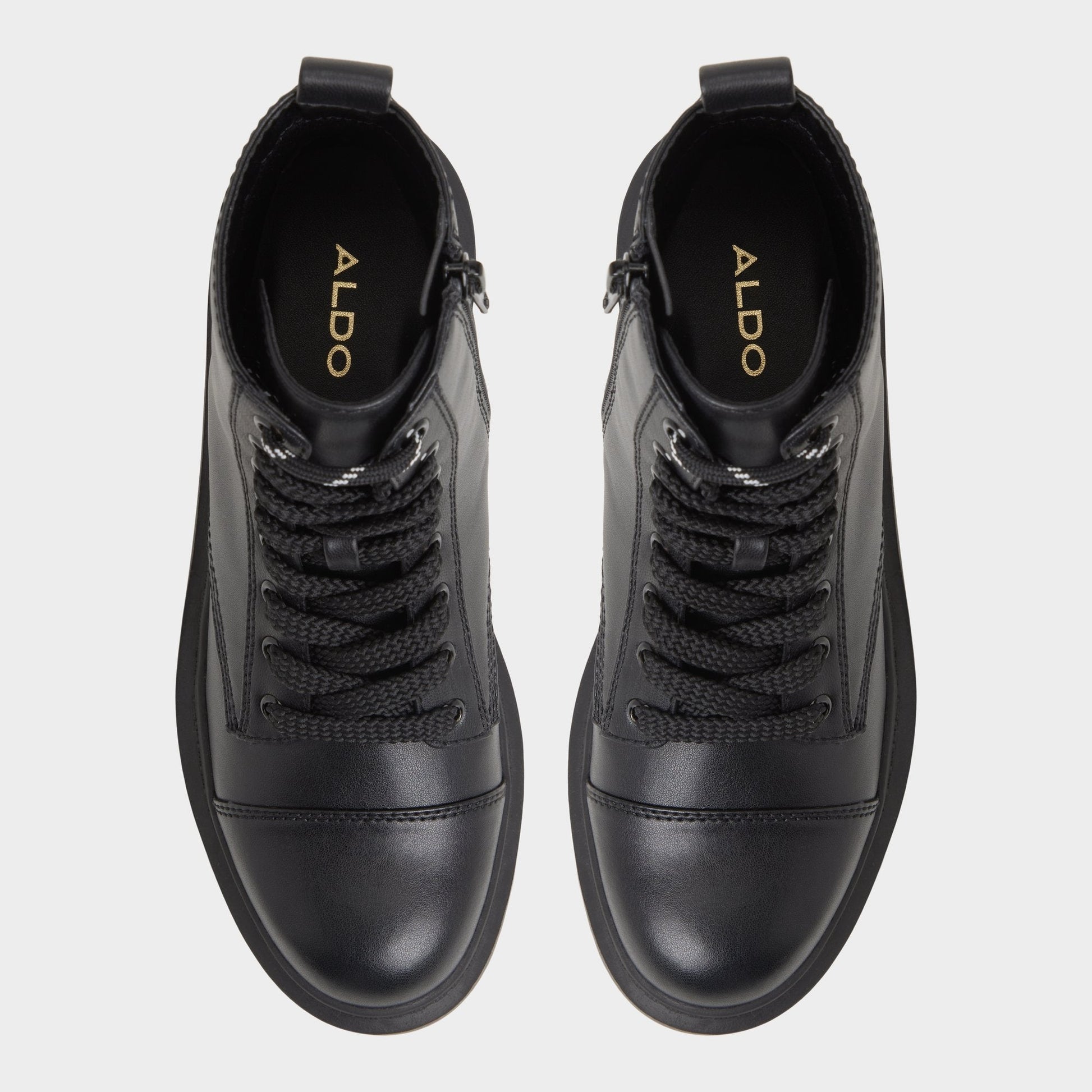 Aldo Goer Black Women's Casual boots - Combat ankle boot, Lug sole Women