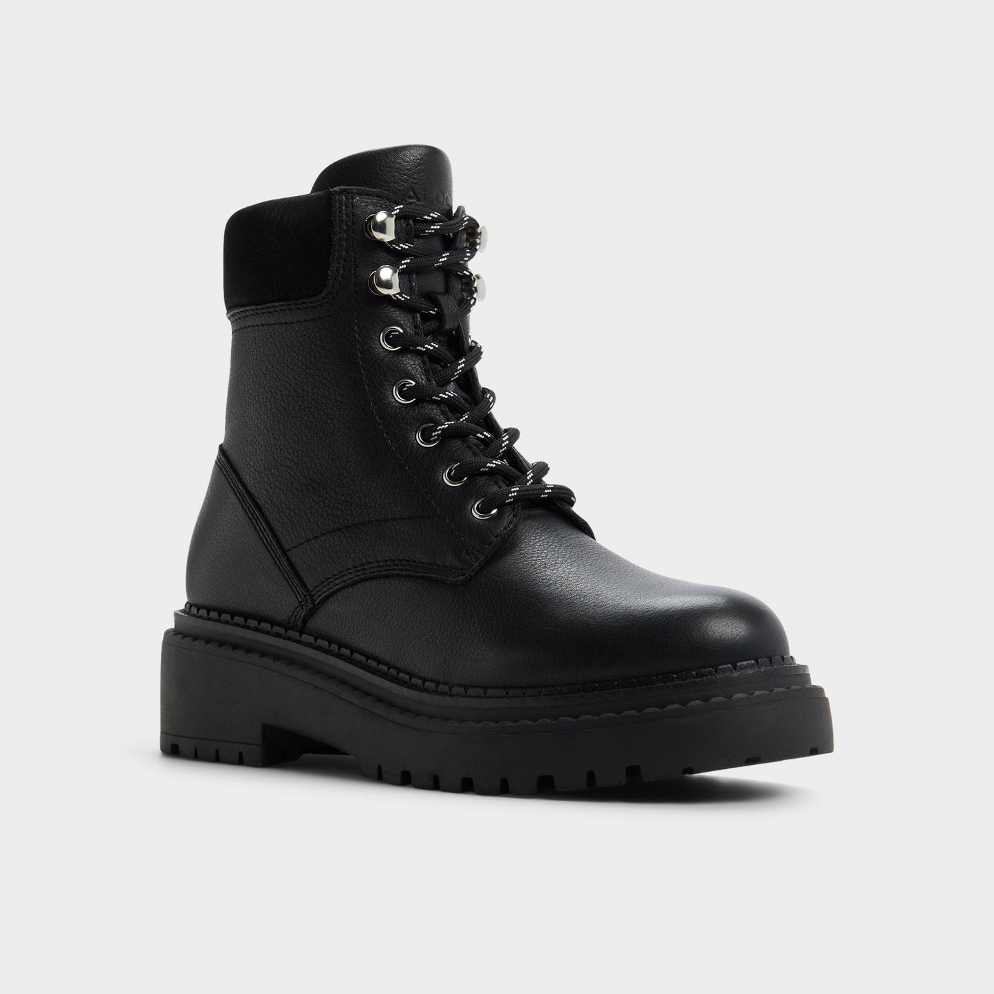 Aldo Lewellan in Black - Hiking boot, Lug sole Women