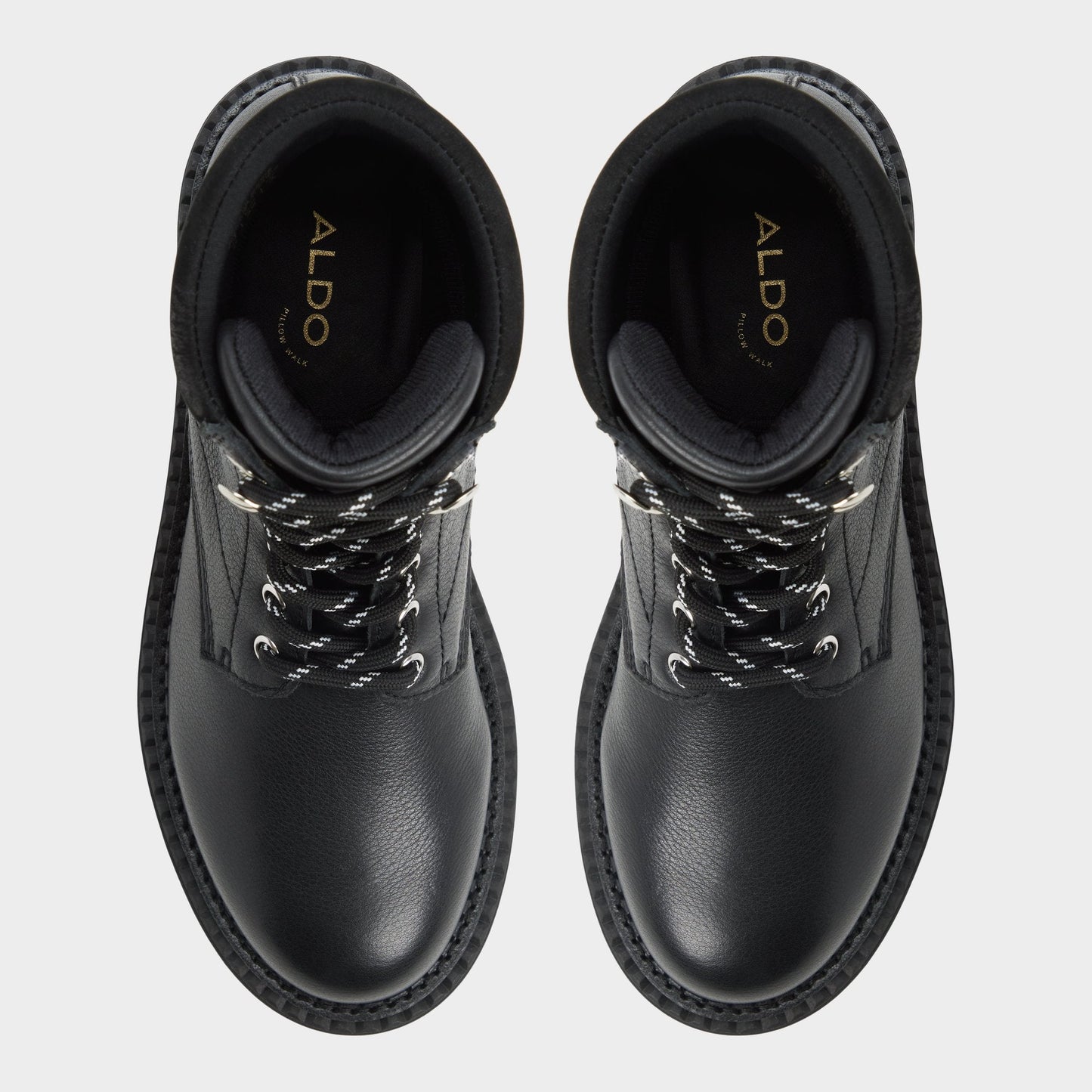 Aldo Lewellan in Black - Hiking boot, Lug sole Women