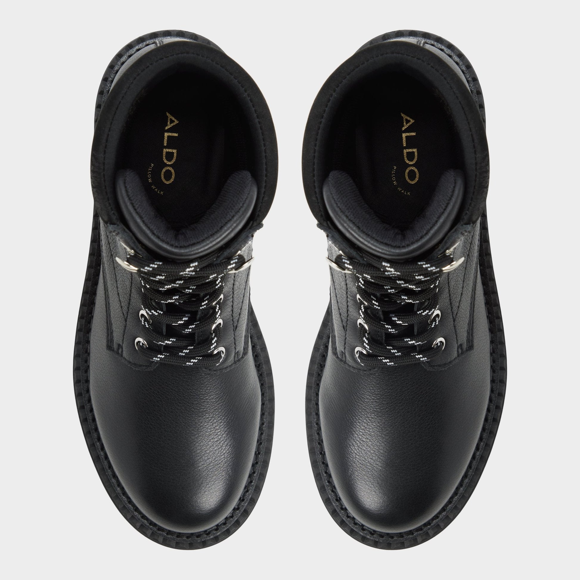 Aldo Lewellan in Black - Hiking boot, Lug sole Women