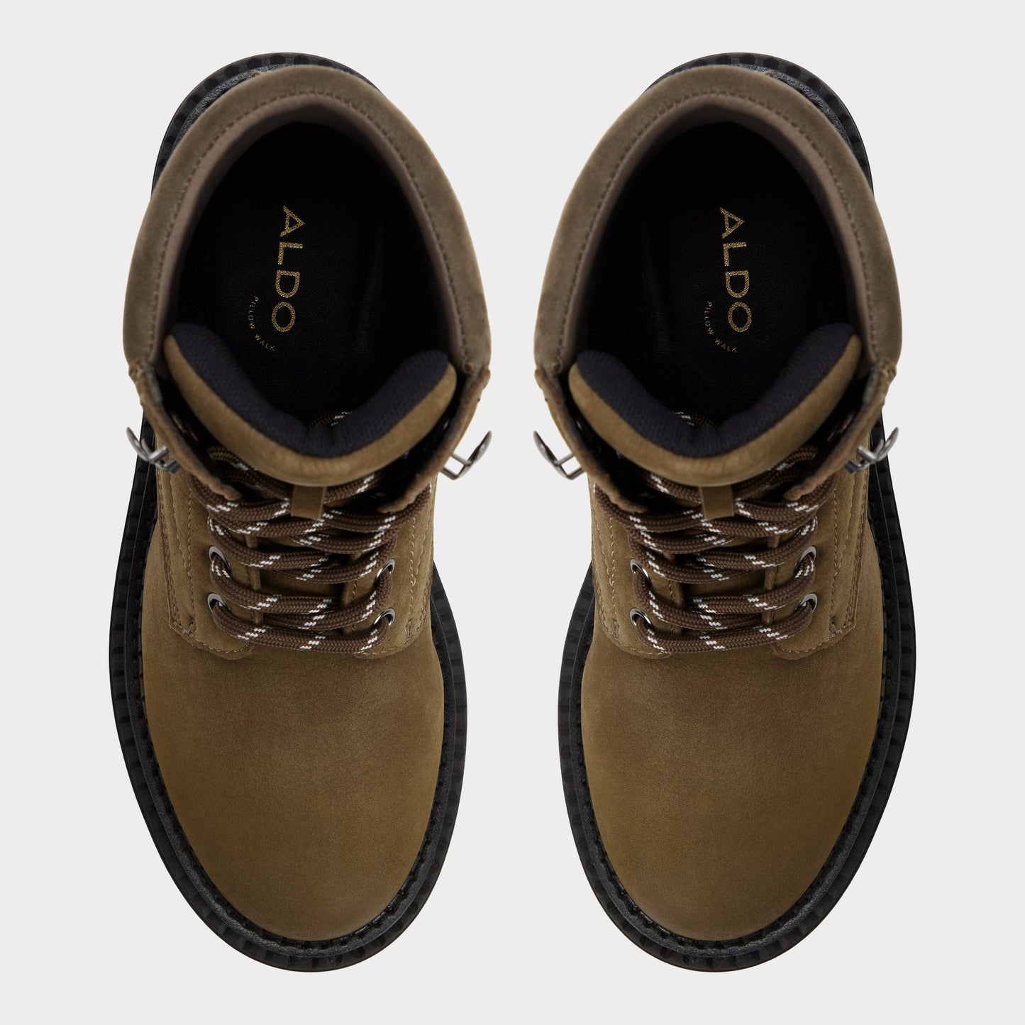Aldo Lewellan in Dark Green - Hiking boot, Lug sole Women