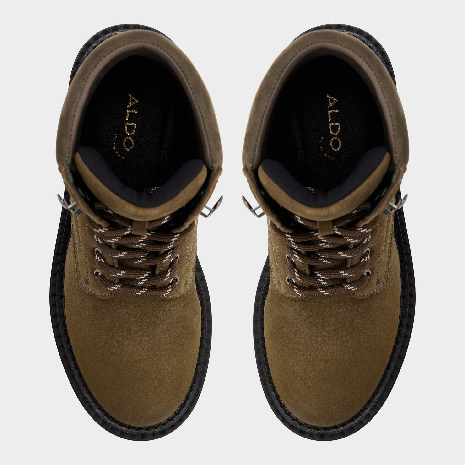 Aldo Lewellan in Dark Green - Hiking boot, Lug sole Women