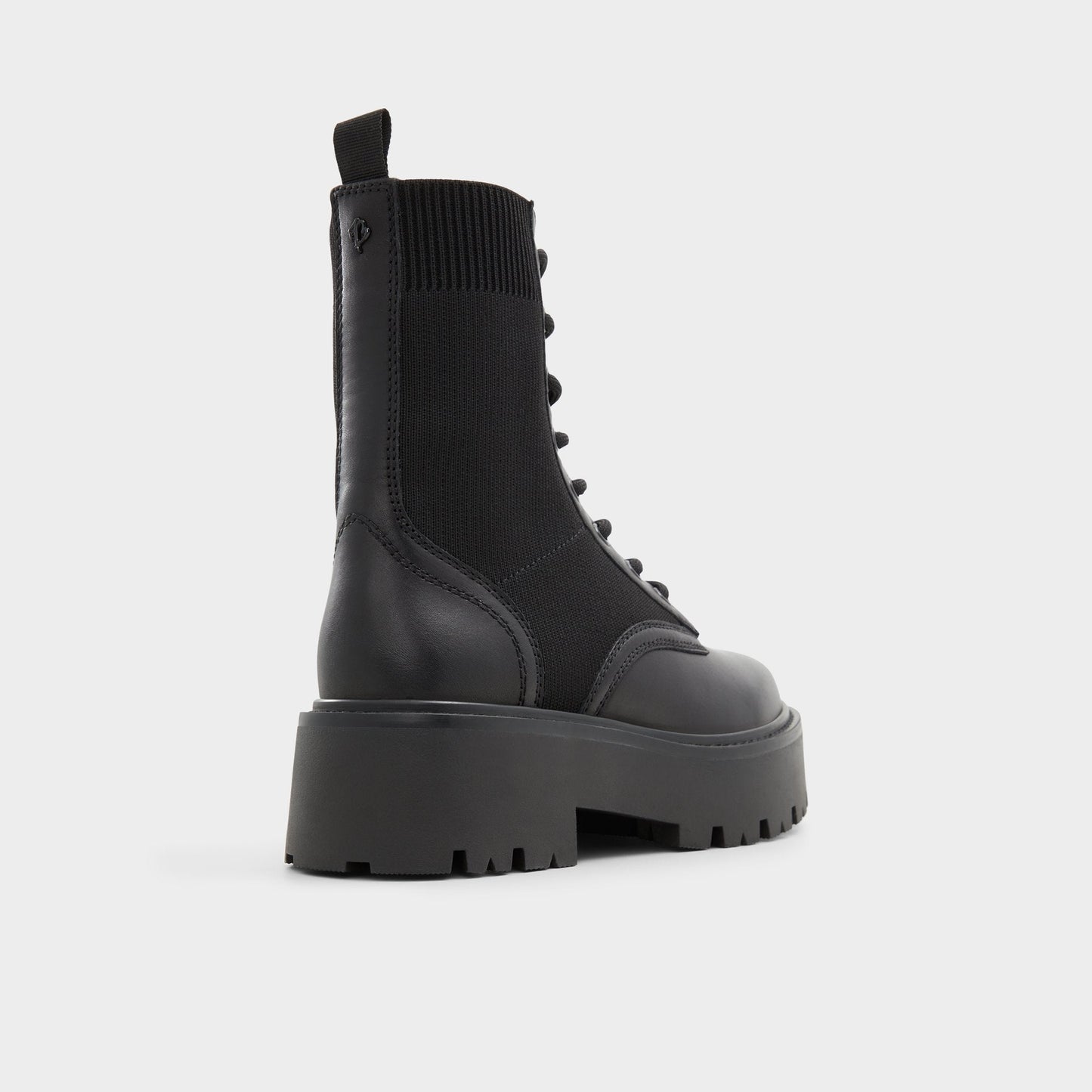 Aldo Talaleryknit Black Women's Combat boots - Combat ankle boot, Black Women