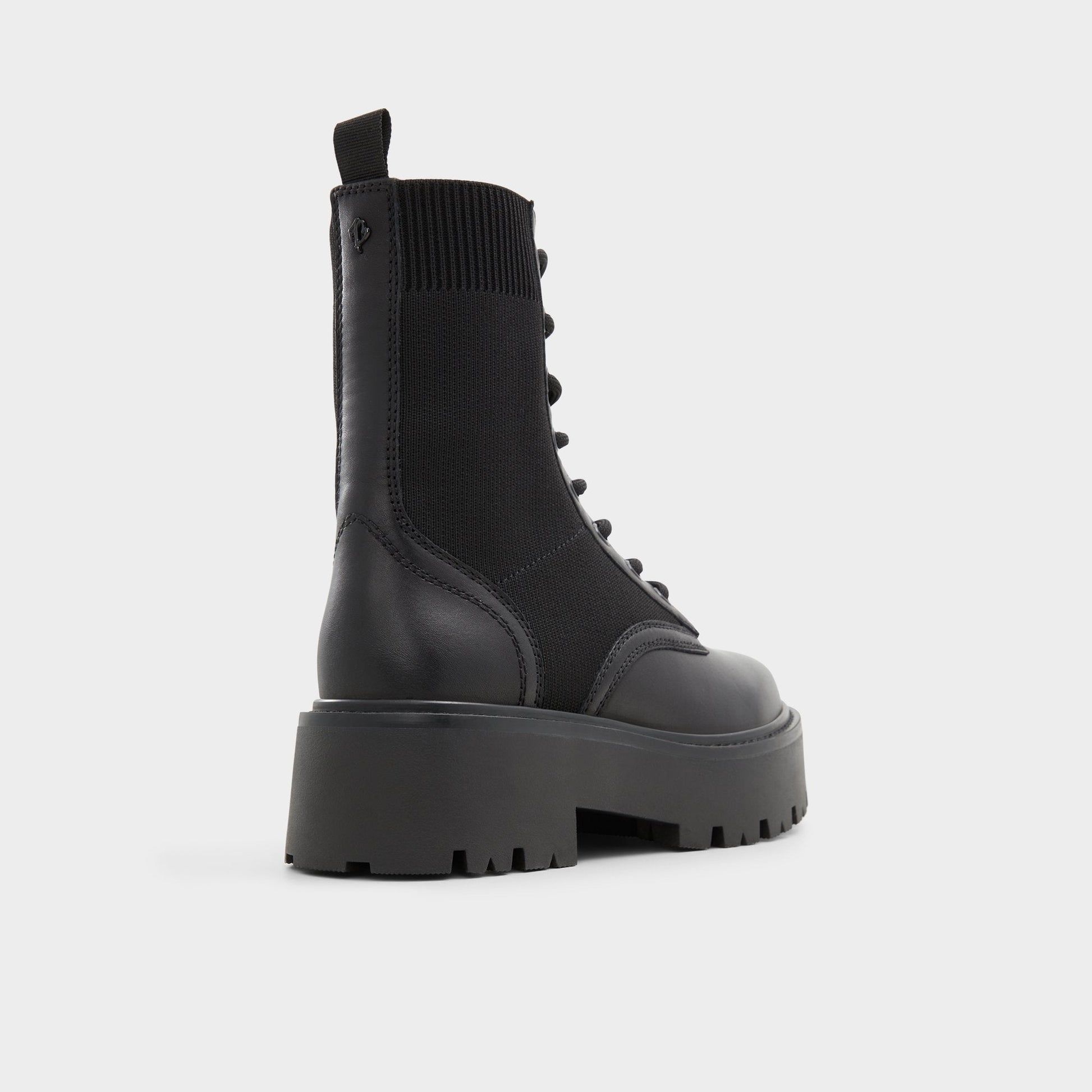 Aldo Talaleryknit Black Women's Combat boots - Combat ankle boot, Black Women