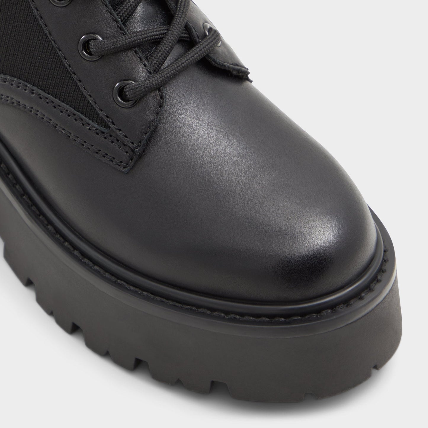 Aldo Talaleryknit Black Women's Combat boots - Combat ankle boot, Black Women