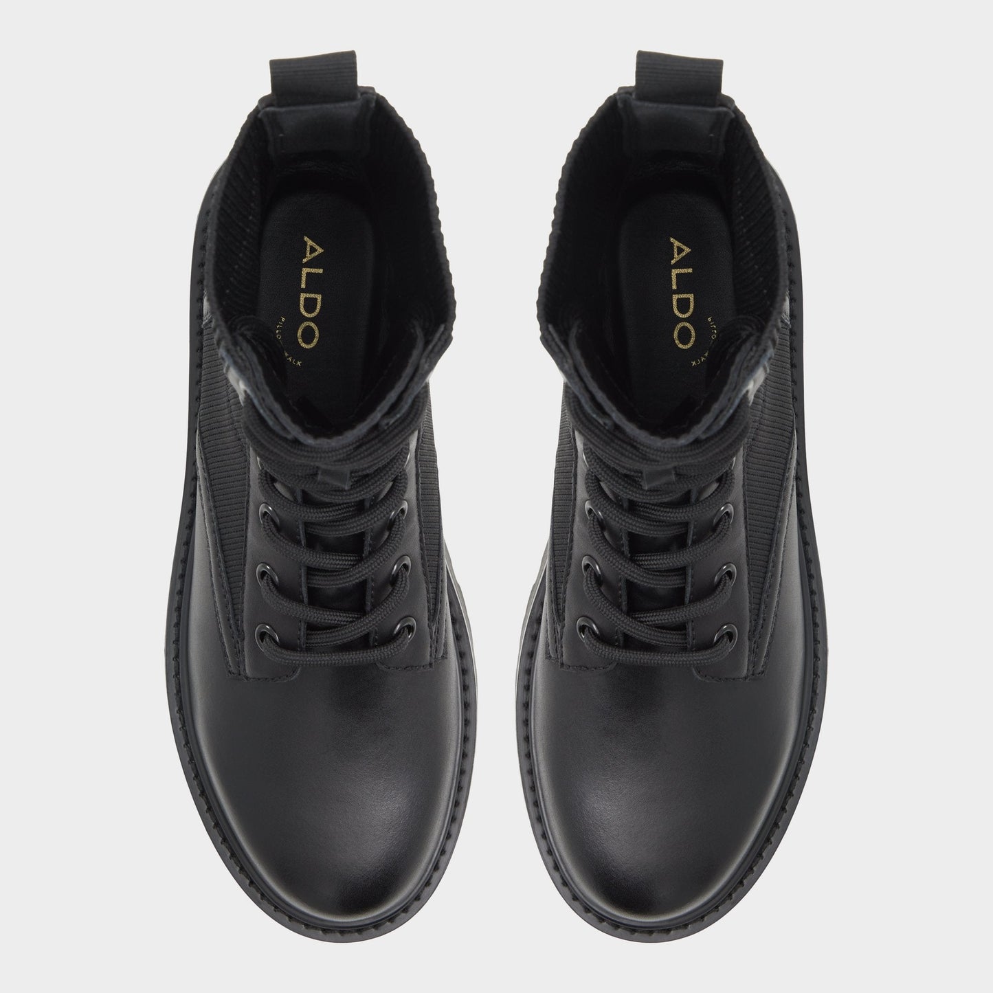 Aldo Talaleryknit Black Women's Combat boots - Combat ankle boot, Black Women