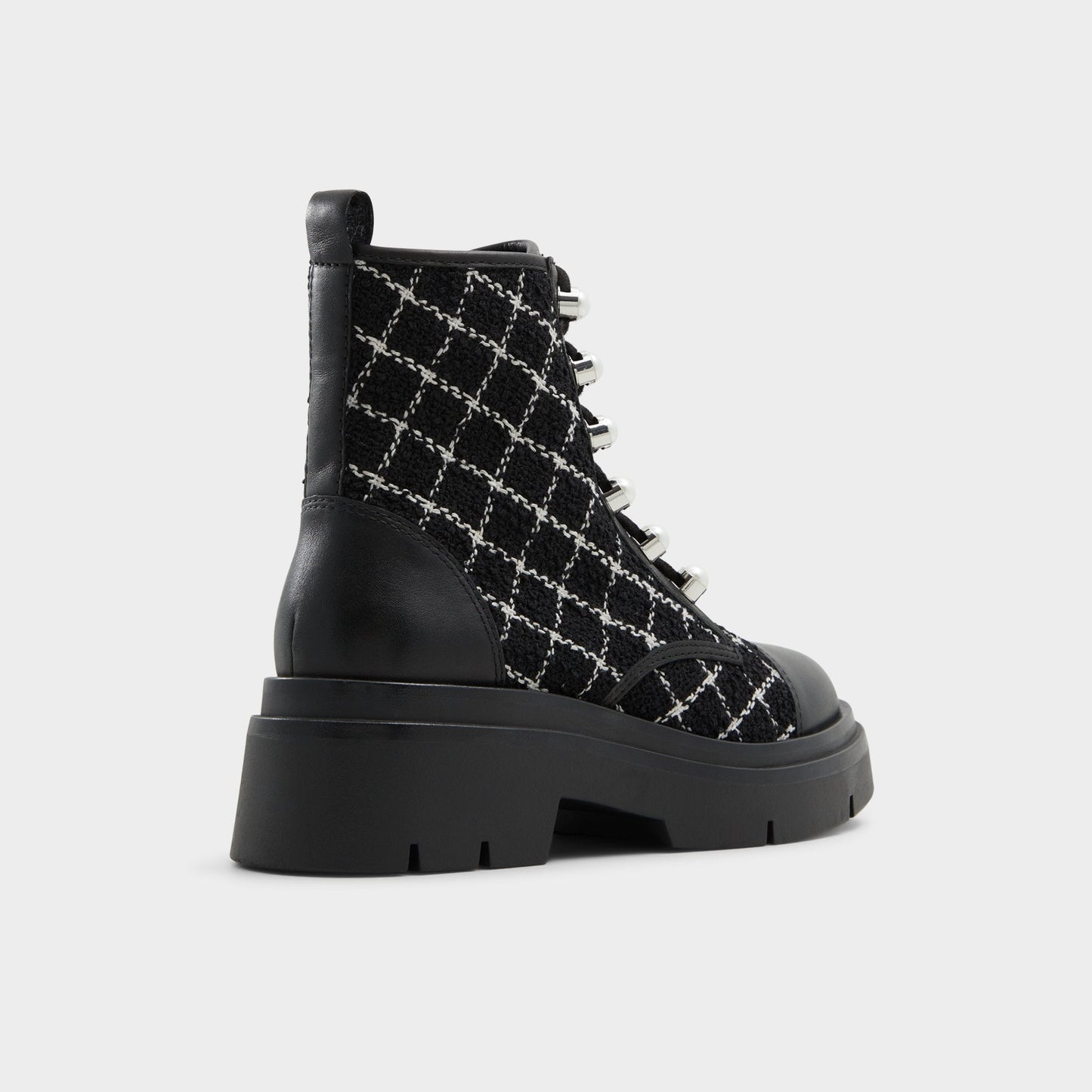 Aldo Marthia in Other Black - Combat ankle boot, Black Women