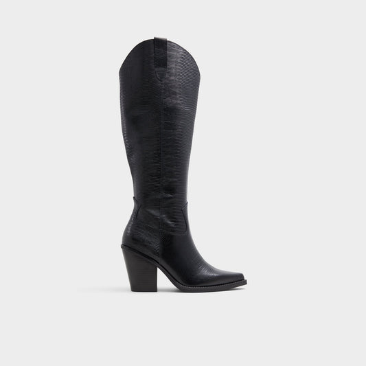Aldo Nevada-wc Black Women's Western - Western knee-high boot, Black Women