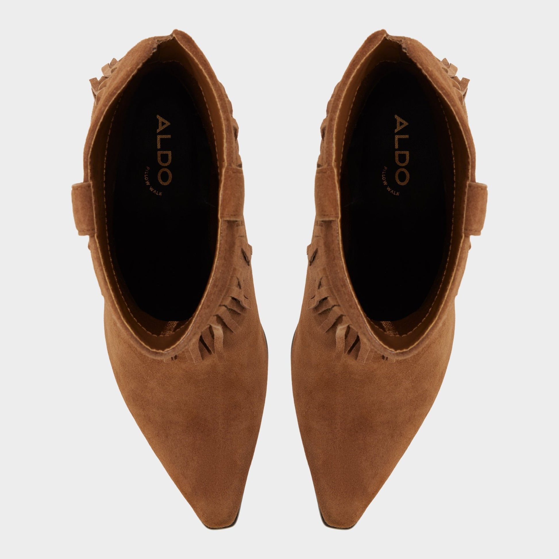 Aldo Jollene in Dark Brown - Western boot, Block heel Women
