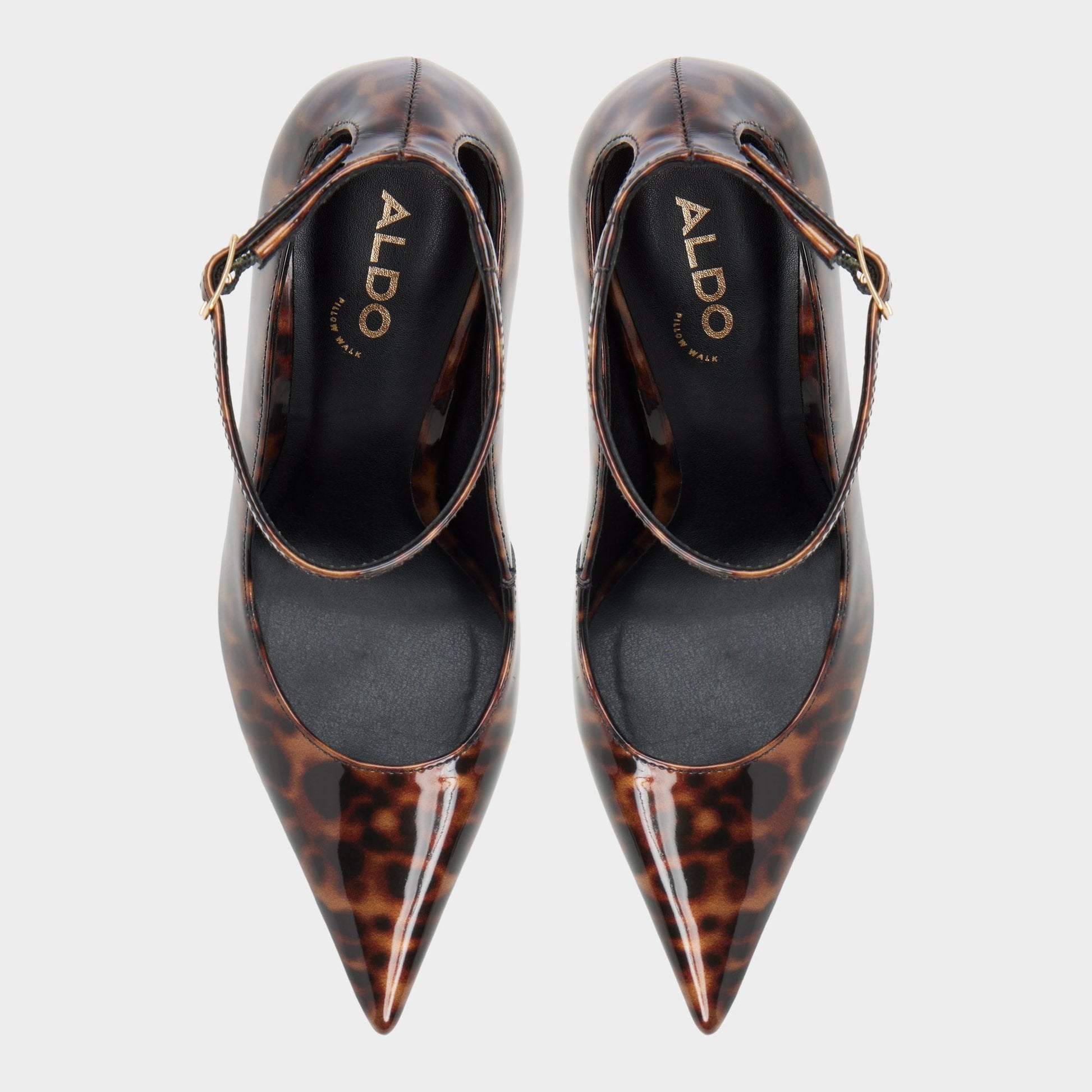Aldo Antigua in Open Brown - Pump, Stiletto heel Women