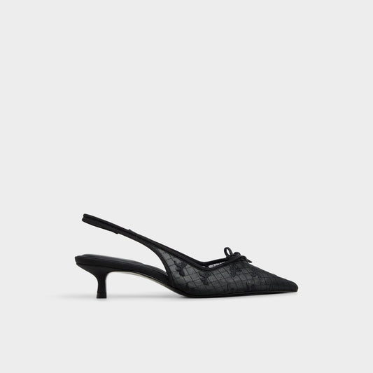 Aldo Azaro in Other Black 14151901 - Slingback heel, Kitten heel Women