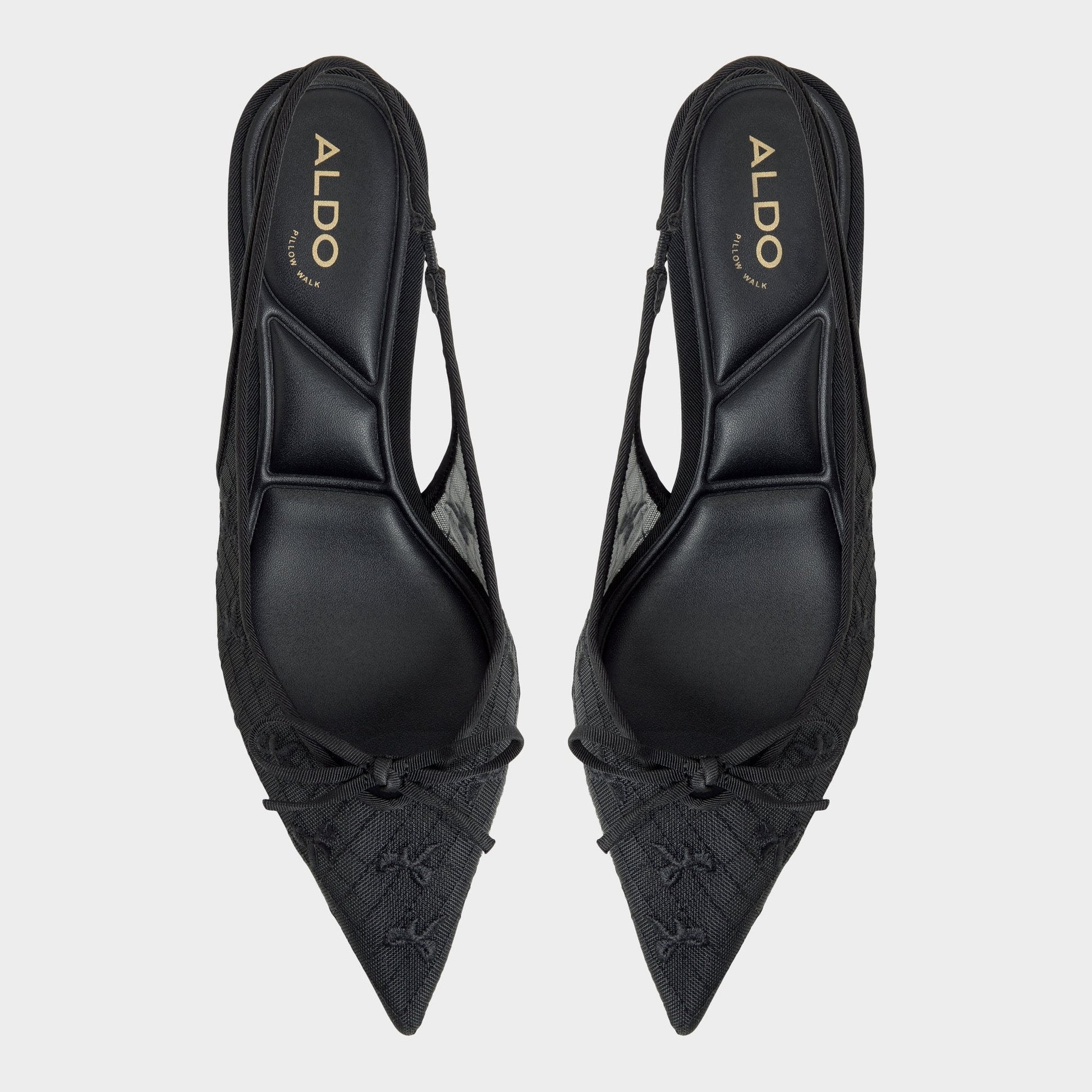 Aldo Azaro in Other Black 14151901 - Slingback heel, Kitten heel Women