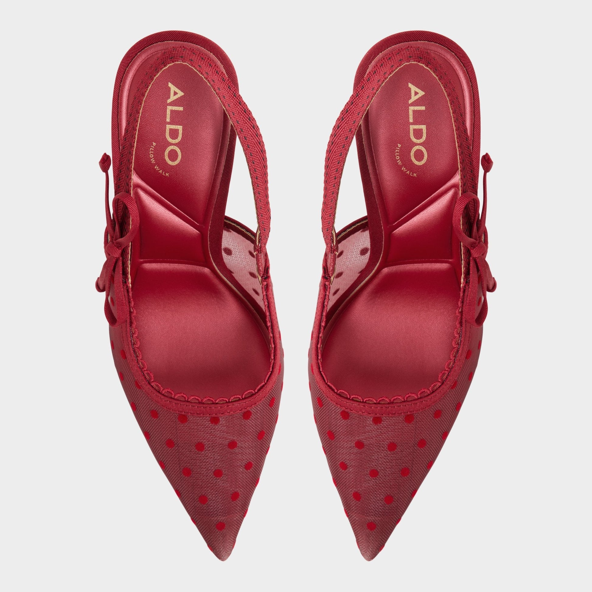 Aldo Hennie in Dark Red 14151902 - Slingback heel, Stiletto heel Women