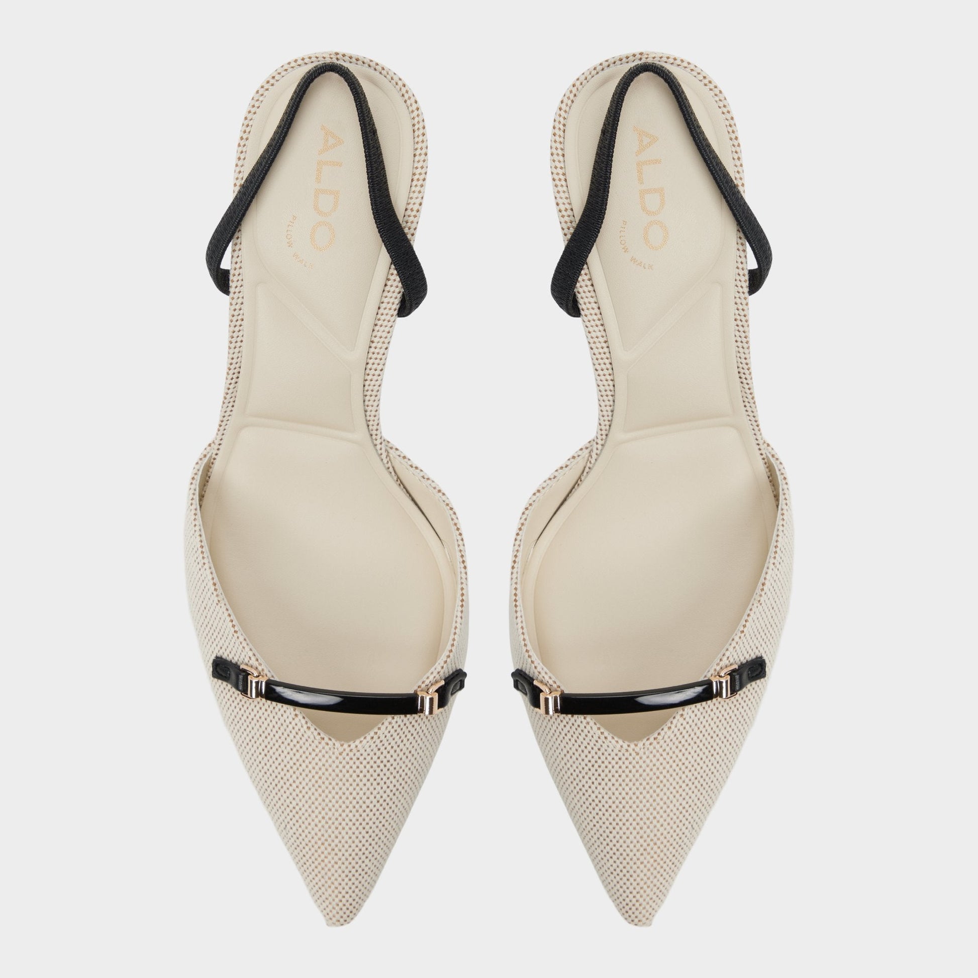 Aldo Nailah Open Natural Women's Kitten heels - Slingback heel, Kitten heel Women
