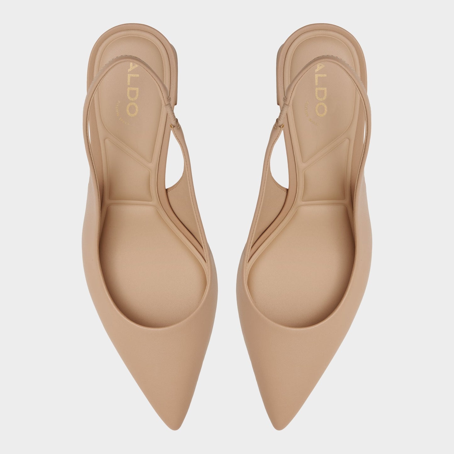 Aldo Uliana Beige Women's Block heels - Slingback heel, Block heel Women