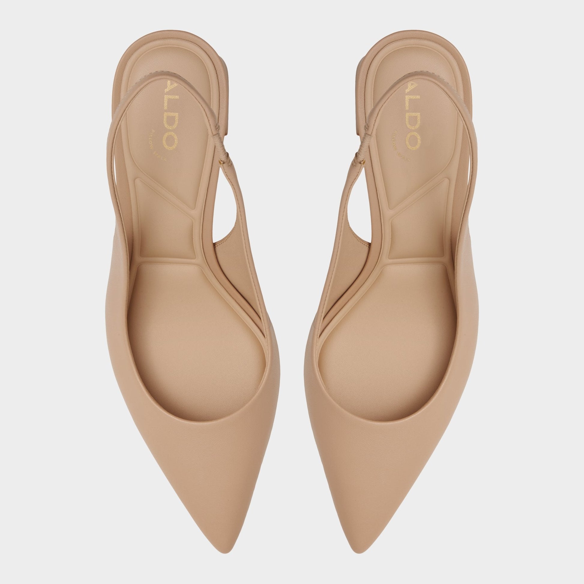 Aldo Uliana Beige Women's Block heels - Slingback heel, Block heel Women