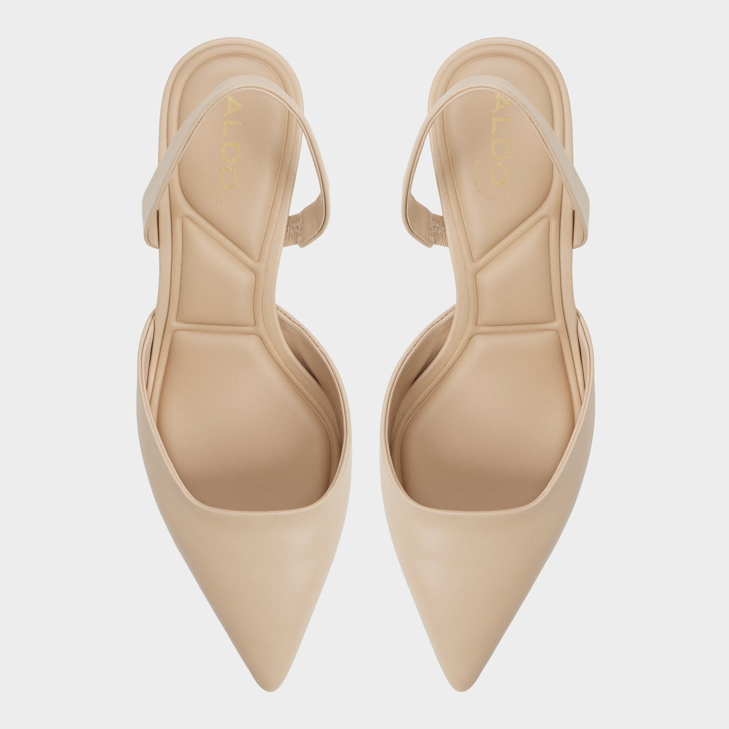Aldo Gavedessi in Medium Beige - Slingback heel, Kitten heel Women|Bags