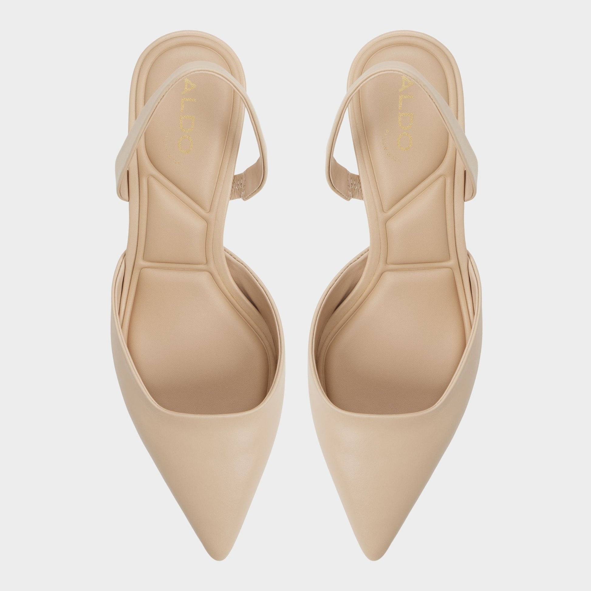 Aldo Gavedessi in Medium Beige - Slingback heel, Kitten heel Women|Bags