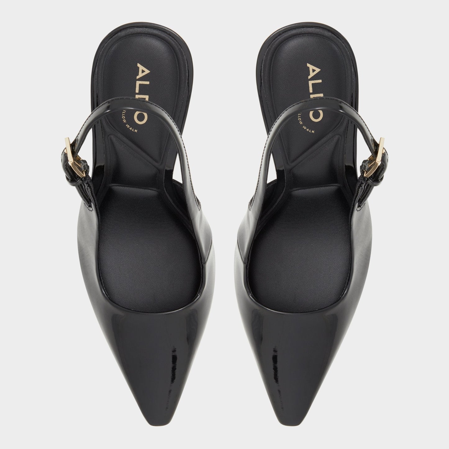 Aldo Marysa Black Women's Slingbacks - Slingback heel, Stiletto heel Women