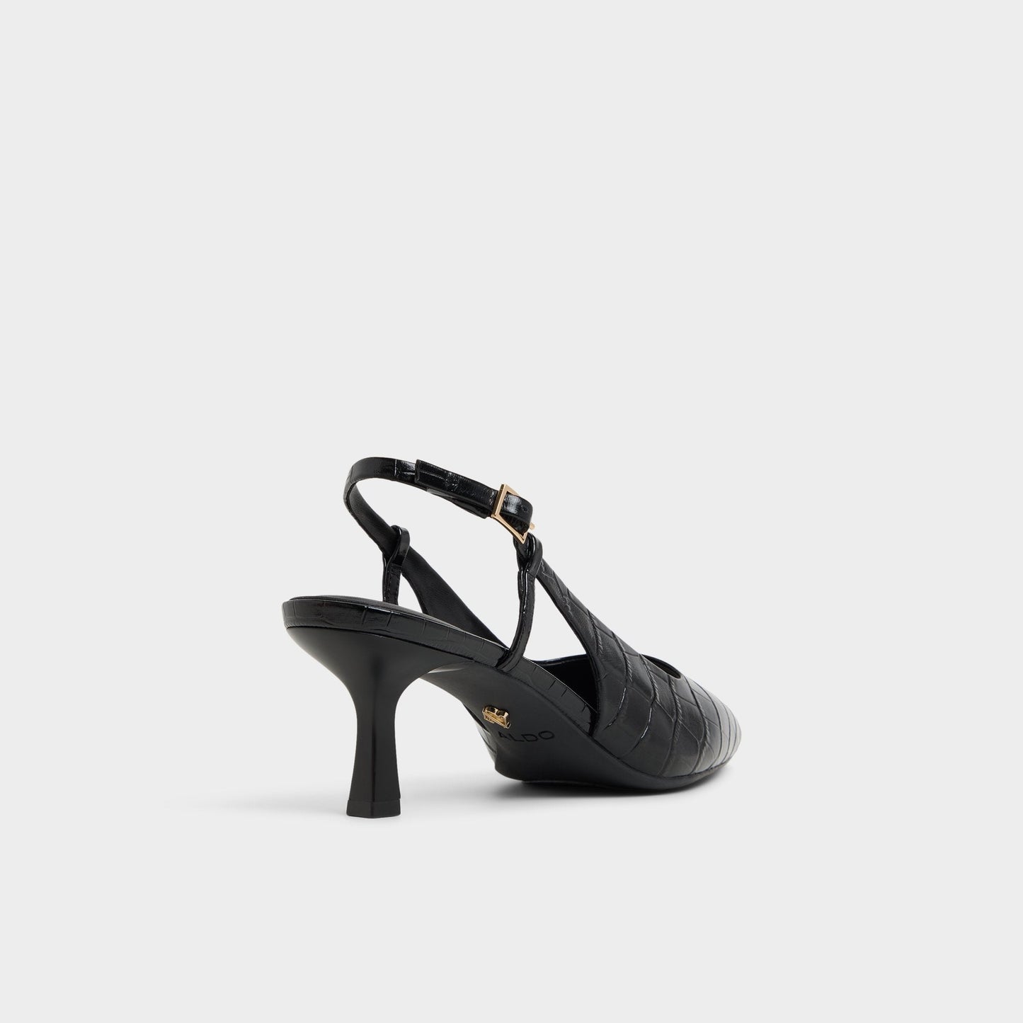 Aldo Adan in Black - Slingback heel, Kitten heel Women