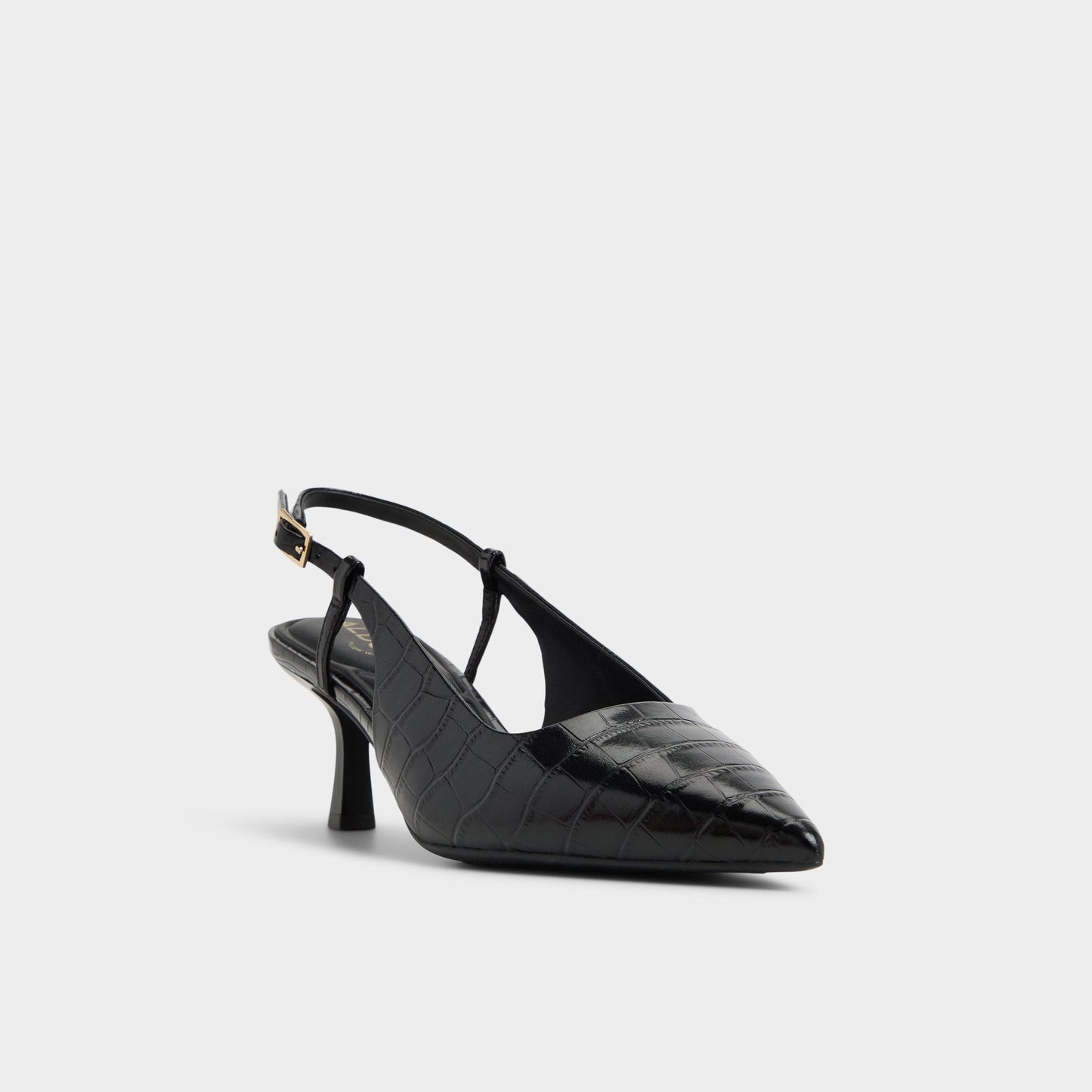 Aldo Adan in Black - Slingback heel, Kitten heel Women